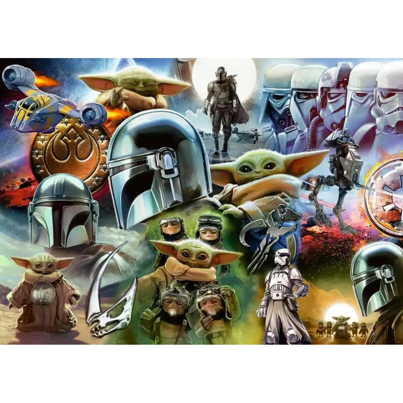 Ravensburger Star Wars: Mandalorian and Grogu - 1000 Piece