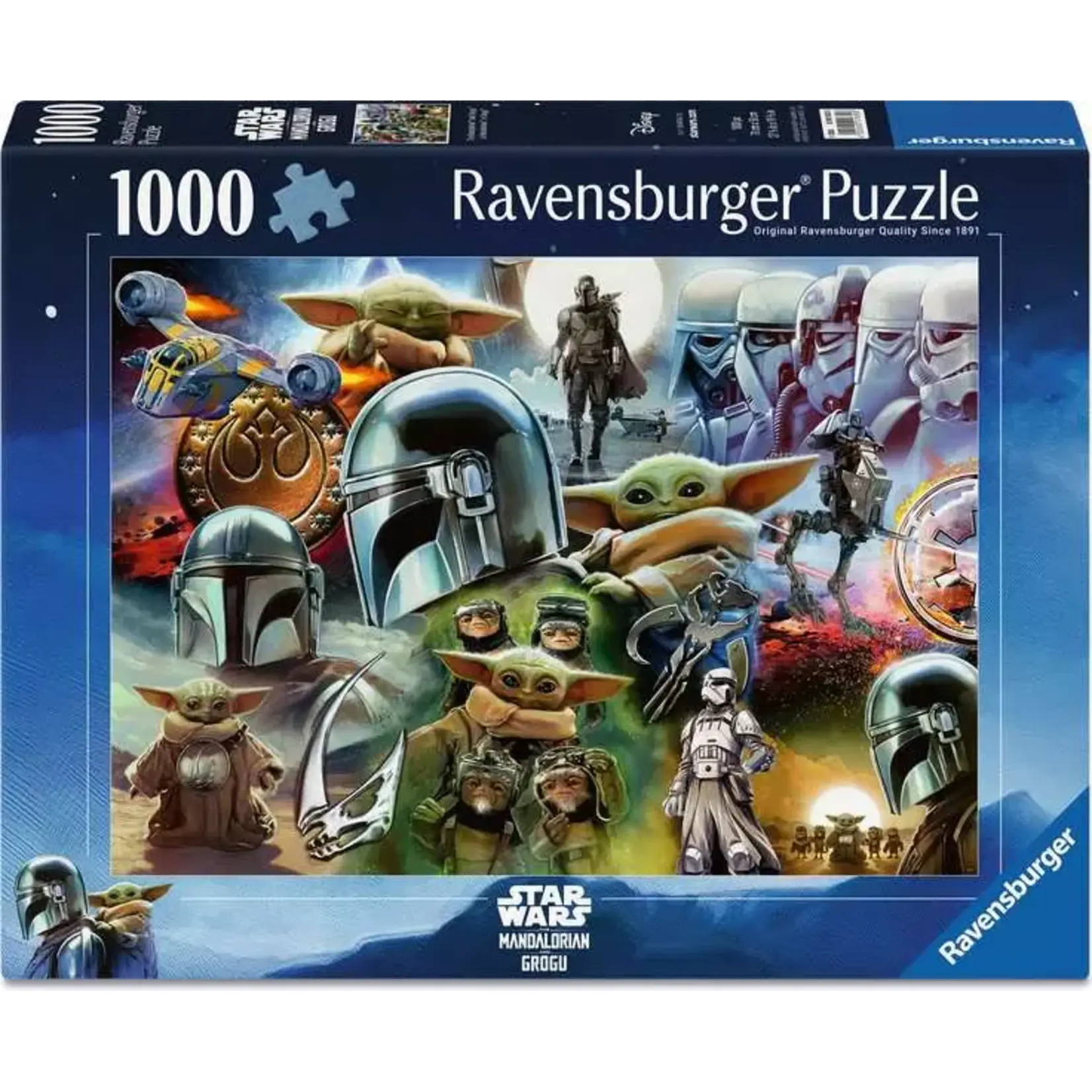 Ravensburger Star Wars: Mandalorian and Grogu - 1000 Piece