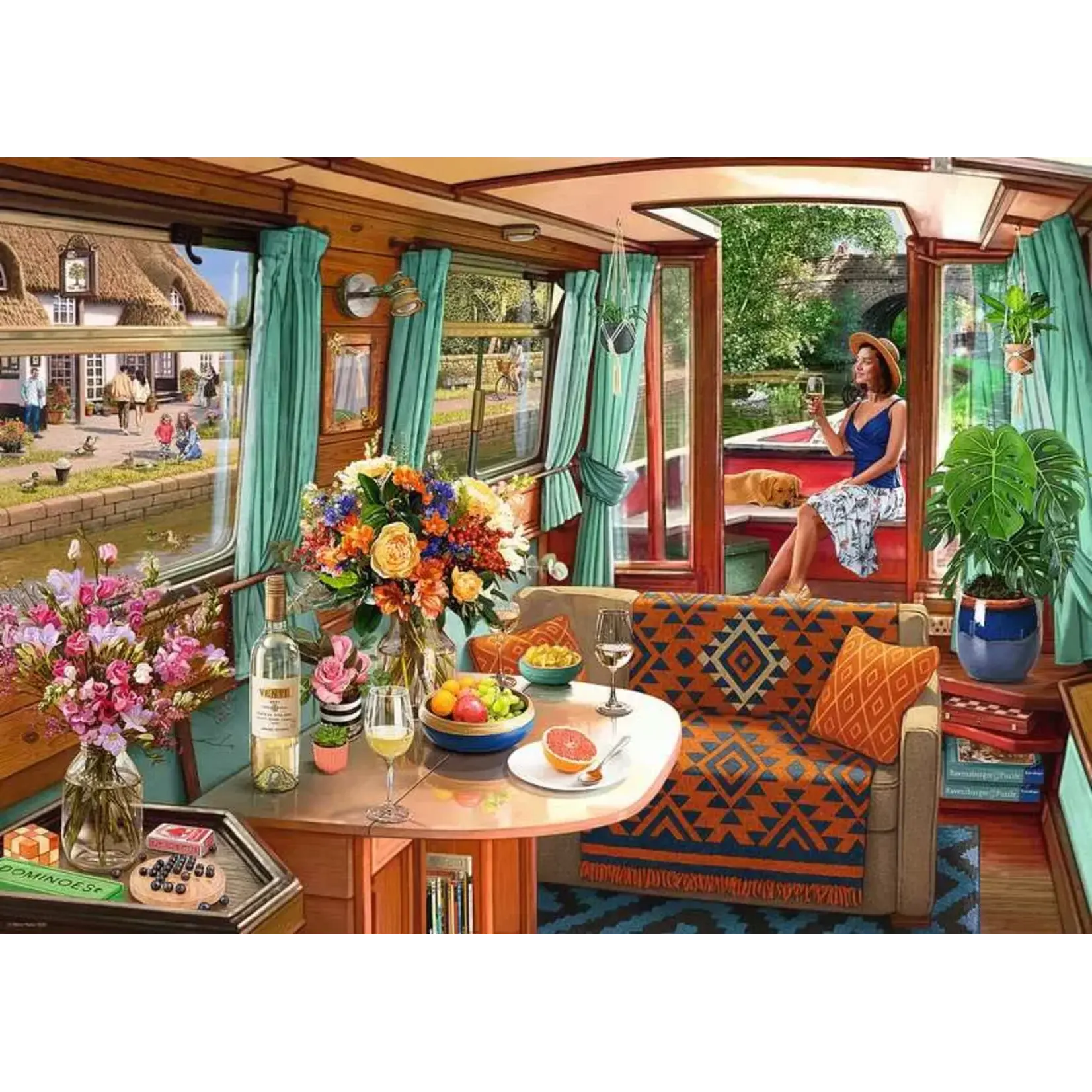 Ravensburger Canal Boat - 1000 Piece