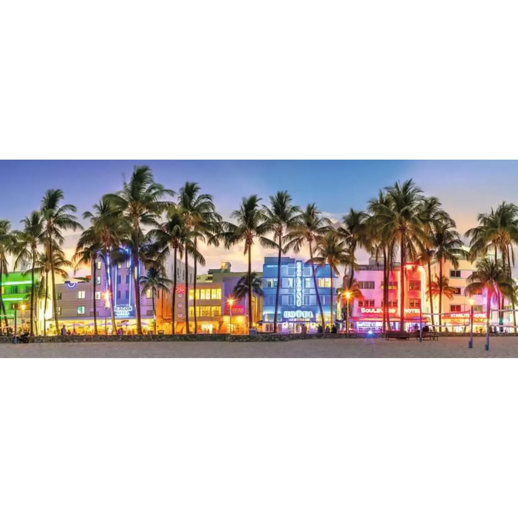 Ravensburger Night Glow on Ocean Drive - 1000 Piece Panoramic