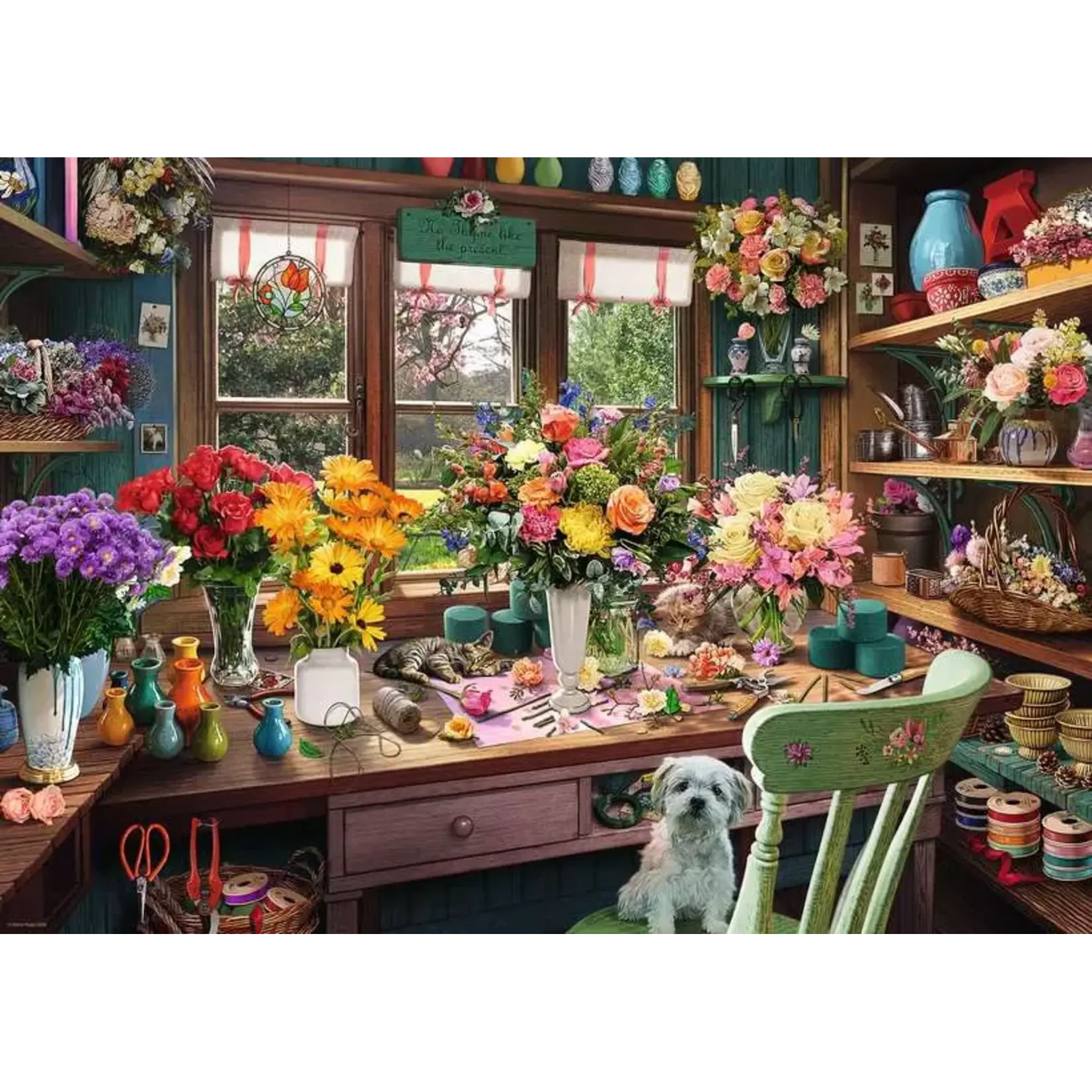 Ravensburger Flower Arranger's Shed - 1000 Piece