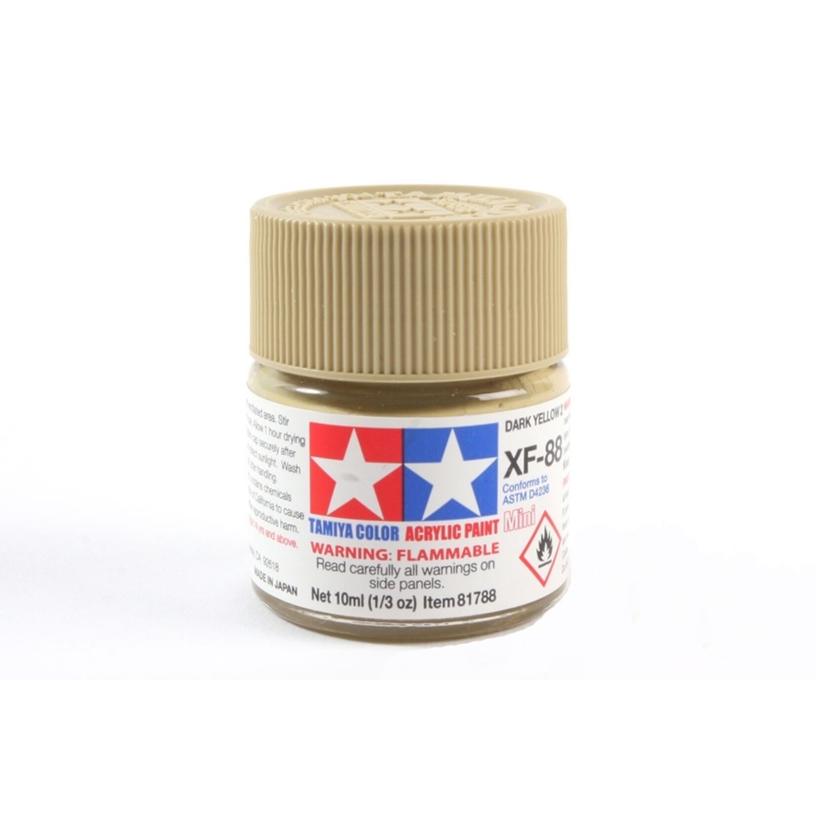 Tamiya 81788 - Acrylic Mini XF88 Dark Yellow 2 - 10ml