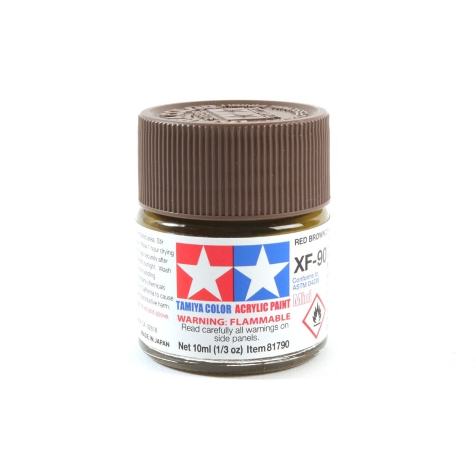 Tamiya 81790 - Acrylic Mini XF90 Red Brown 2 - 10ml
