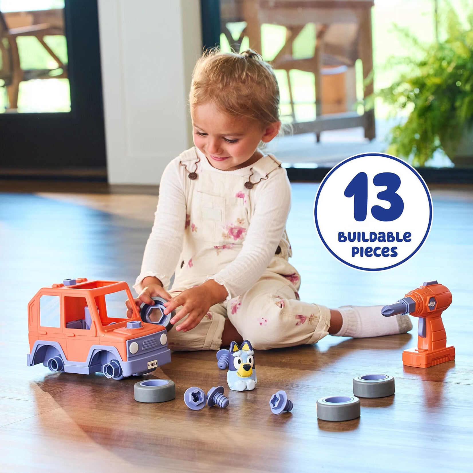 TOMY Bluey Build a Buddy Car