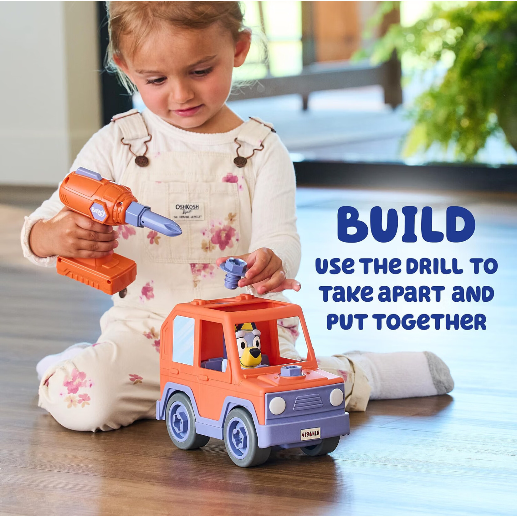 TOMY Bluey Build a Buddy Car