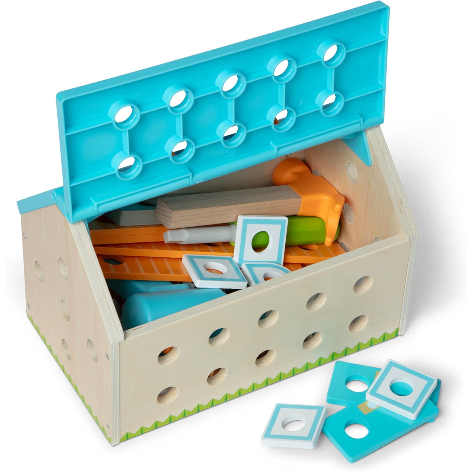 Melissa & Doug Build A House Toolbox Play Set