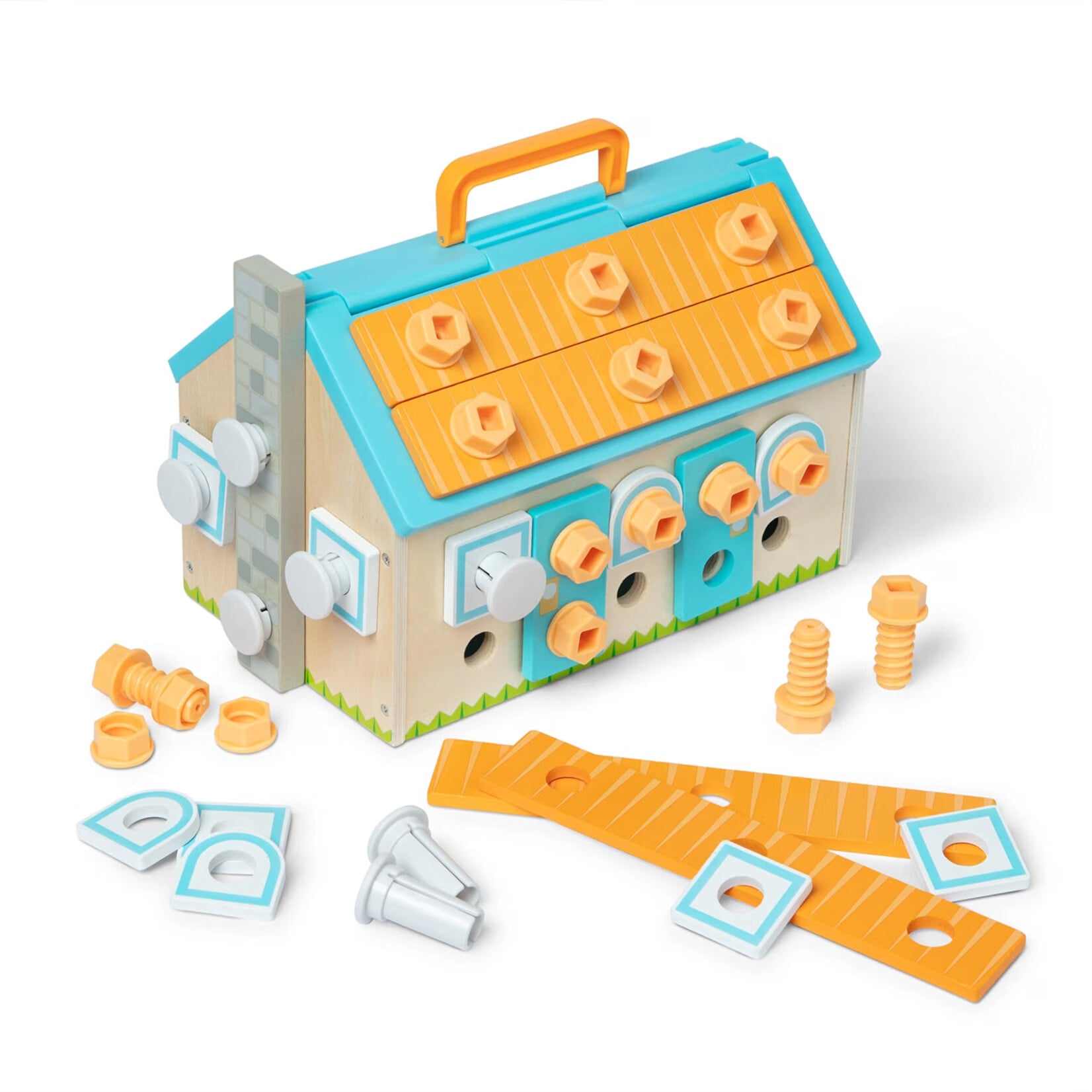 Melissa & Doug Build A House Toolbox Play Set