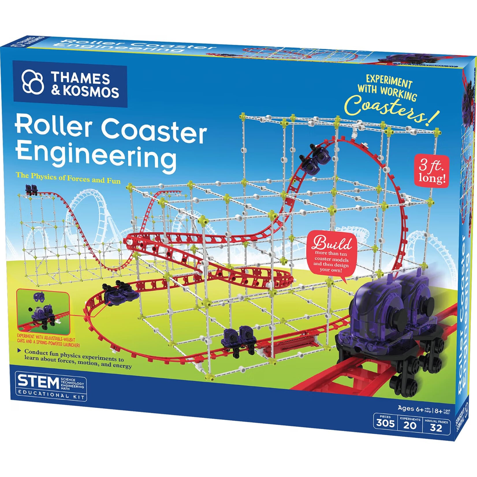 Thames & Kosmos Roller Coaster Engineering