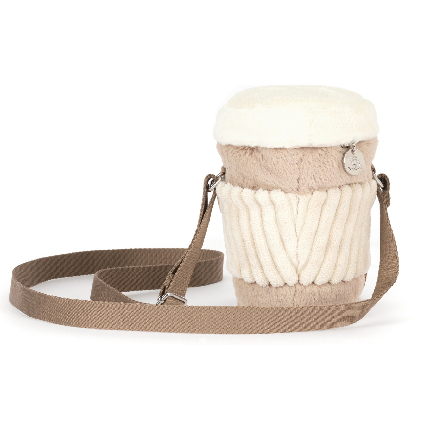 Jellycat Amuseables Perkle Coffee Shoulder Bag