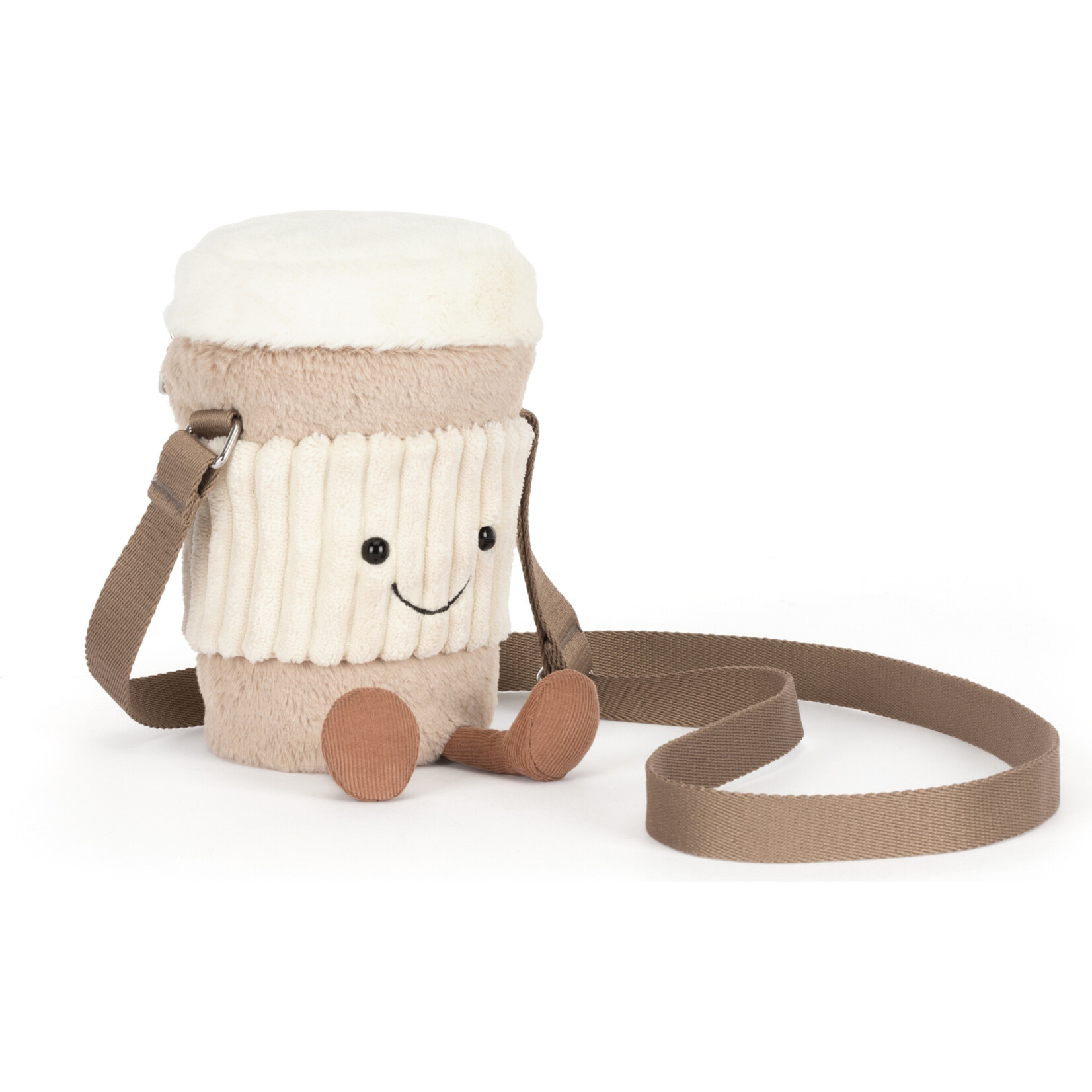 Jellycat Amuseables Perkle Coffee Shoulder Bag
