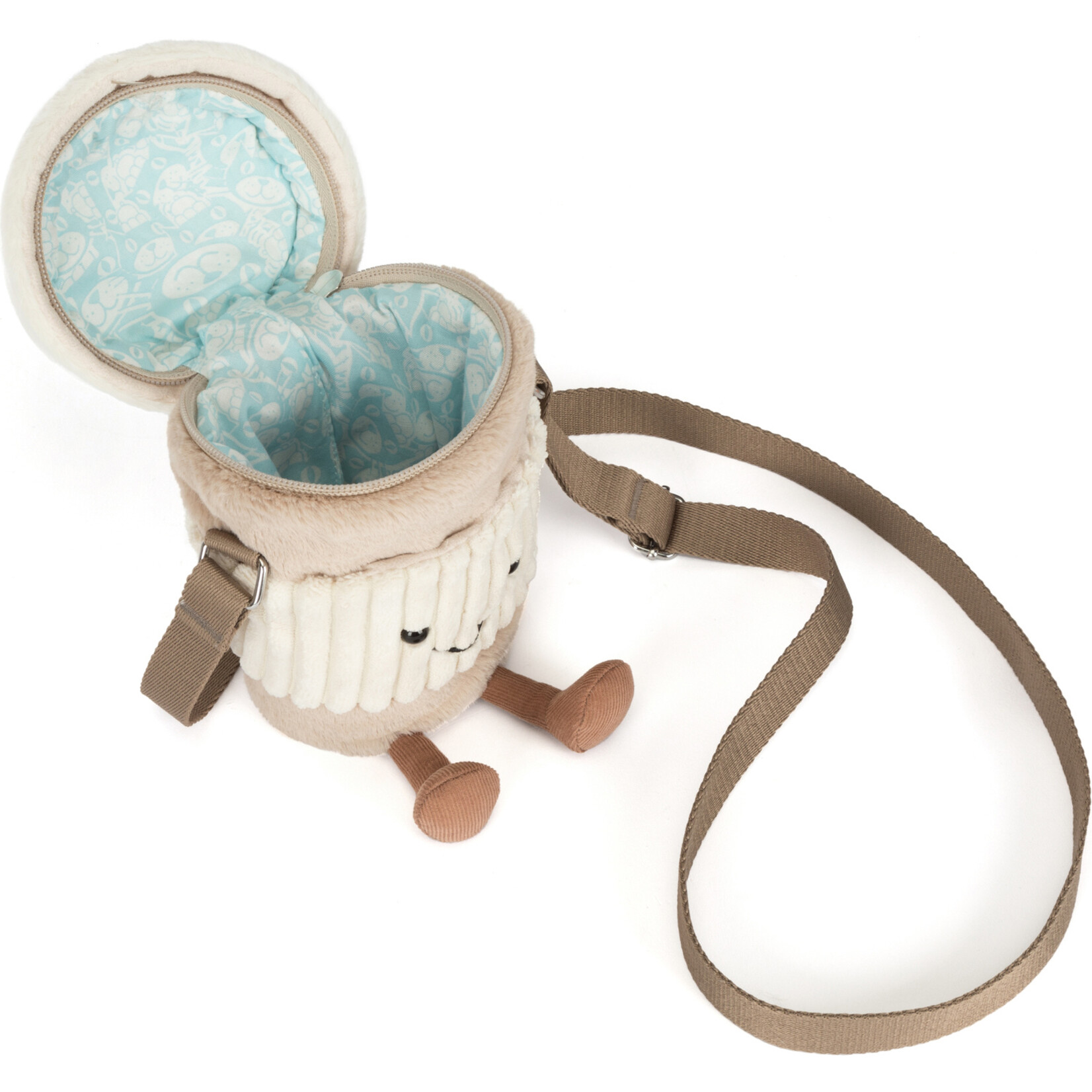 Jellycat Amuseables Perkle Coffee Shoulder Bag