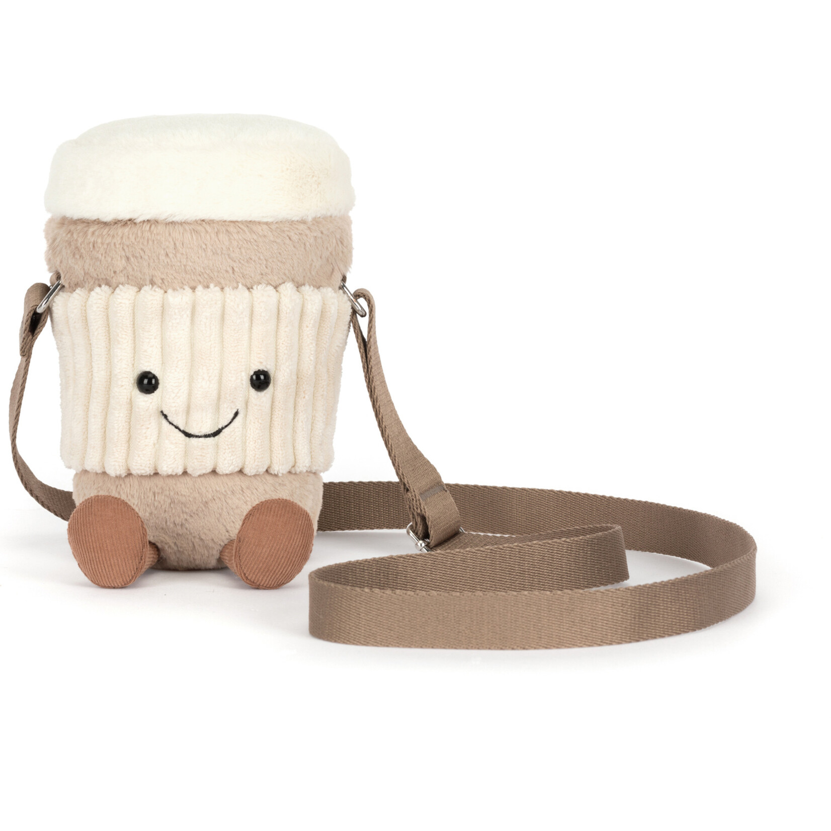Jellycat Amuseables Perkle Coffee Shoulder Bag
