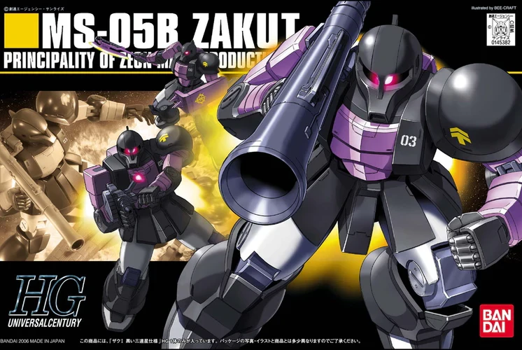 1145382 - #68 Zaku I (Black Tri Stars) "Mobile Suit Gundam", Bandai HGUC