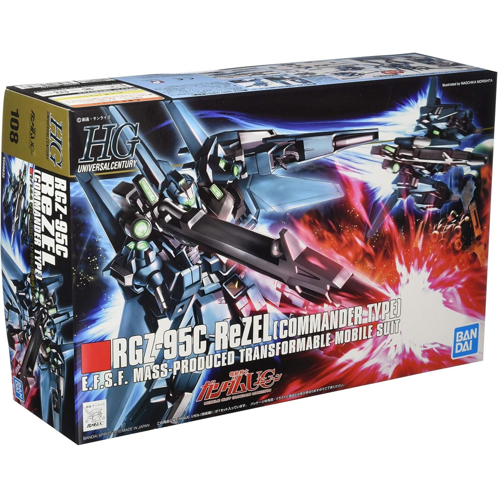 Bandai 2091787 - #108 RGZ-95 ReZEL Commander HGUC