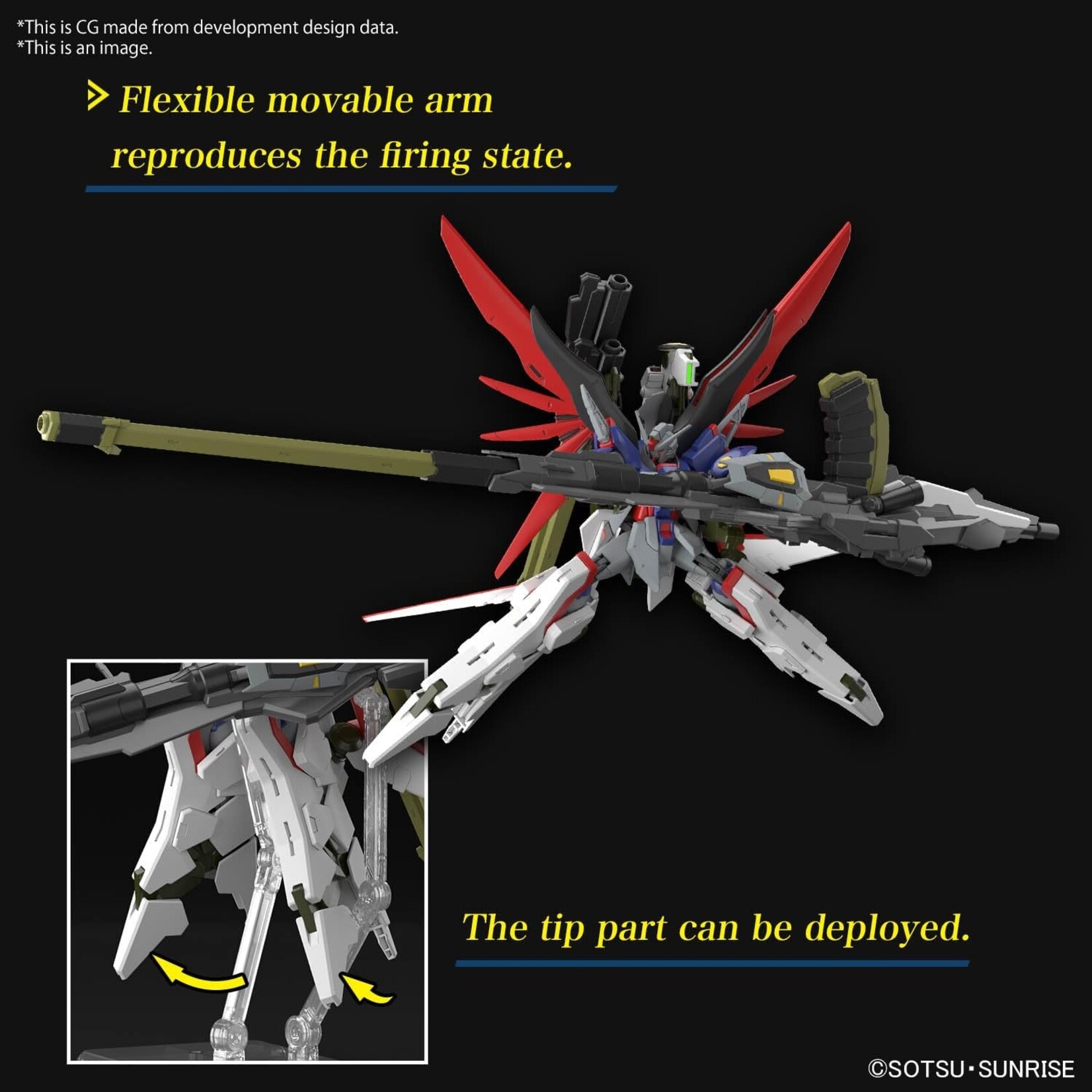 Bandai 2679248 - #258 Destiny Gundam Spec. II & Zeus Silhouette HG