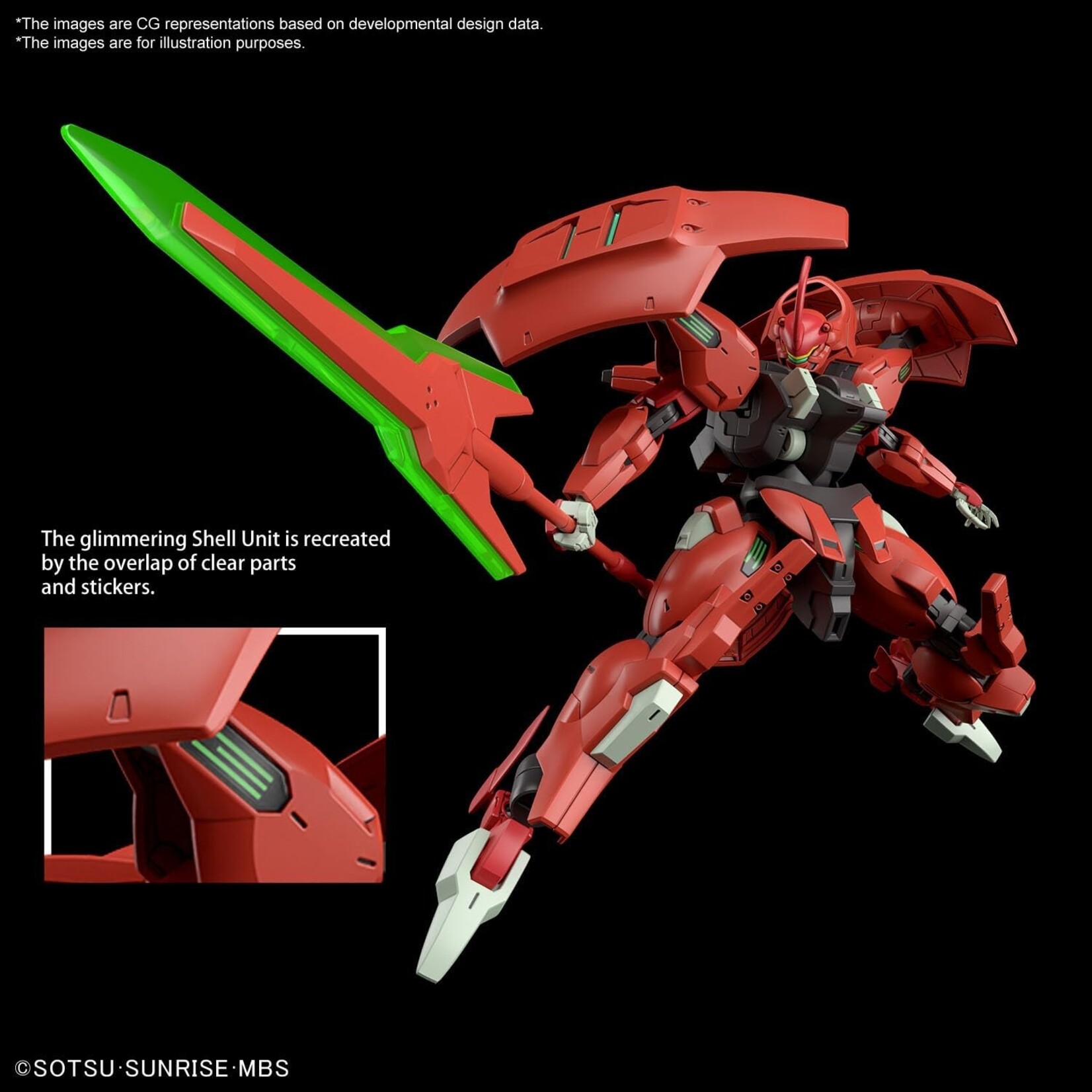 Bandai 2604769 - #08 Darilbalde "The Witch From Mercury" HG