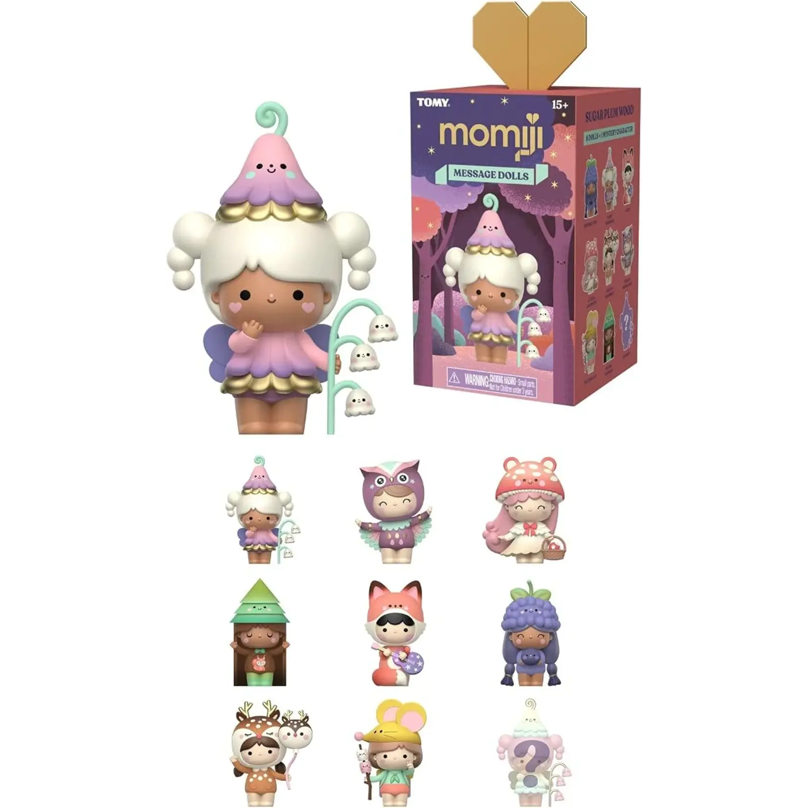 TOMY Momiji Message Dolls: Sugar Plum Wood Blind Box