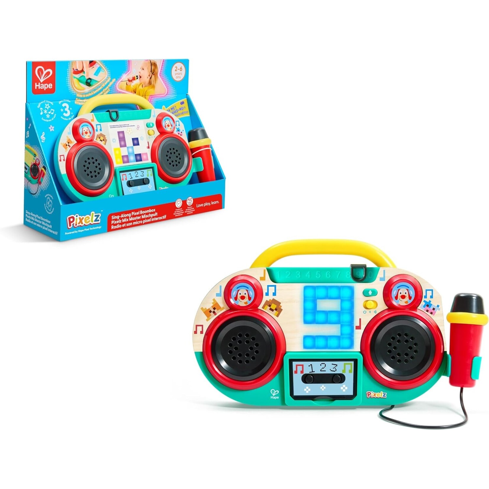 Hape Sing-Along Pixel Boombox