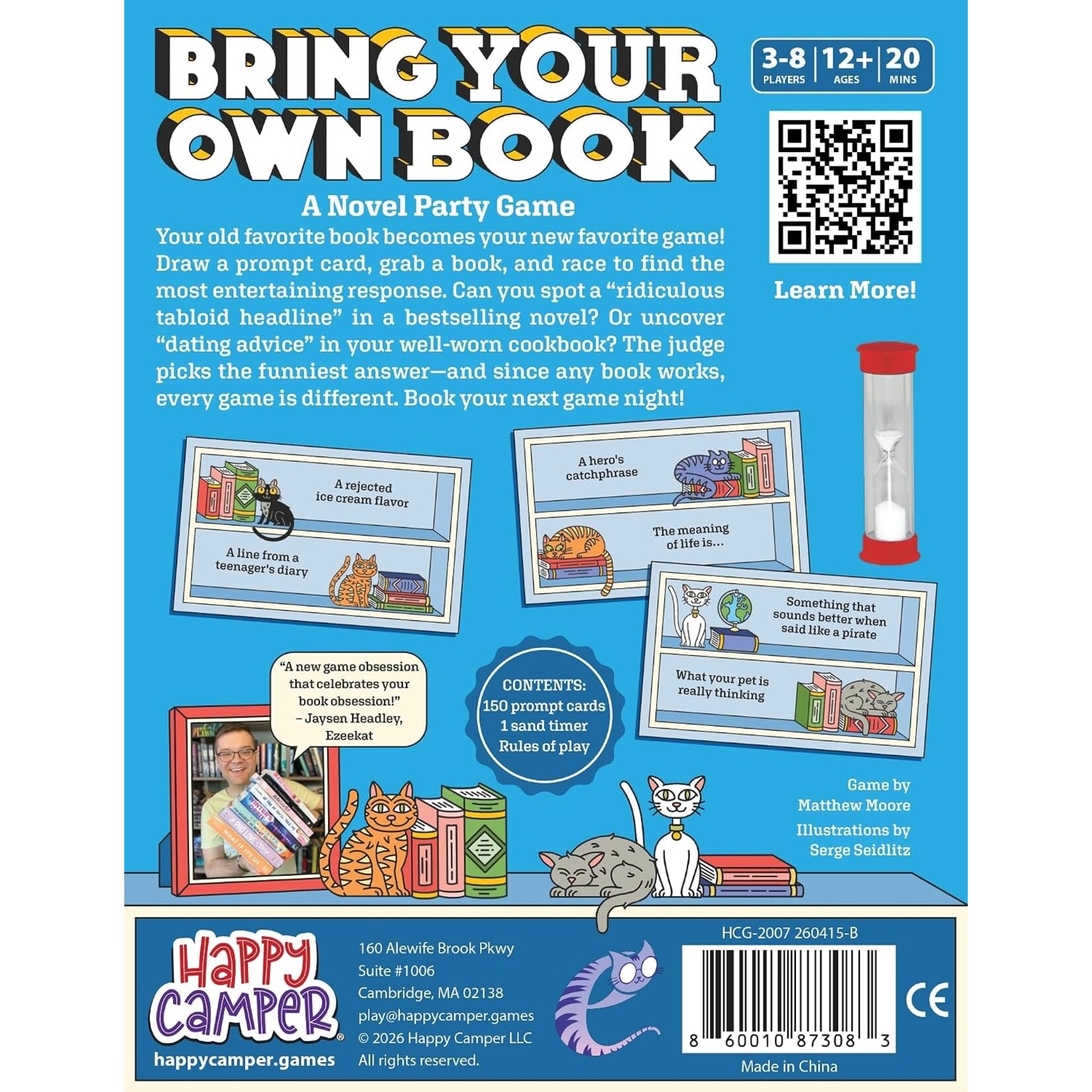 Happy Camper Bring Your Own Book