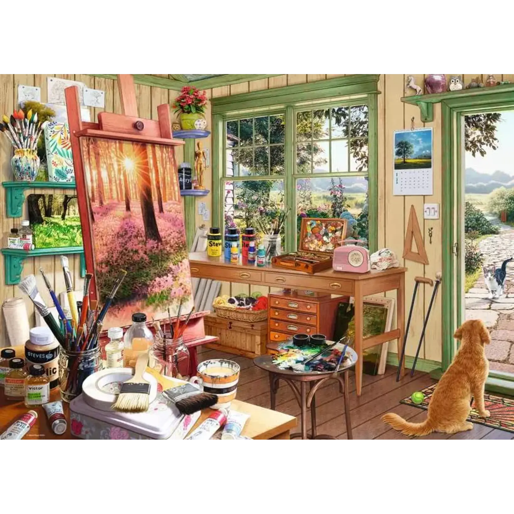 Ravensburger The Artist's Shed - 1000 Piece