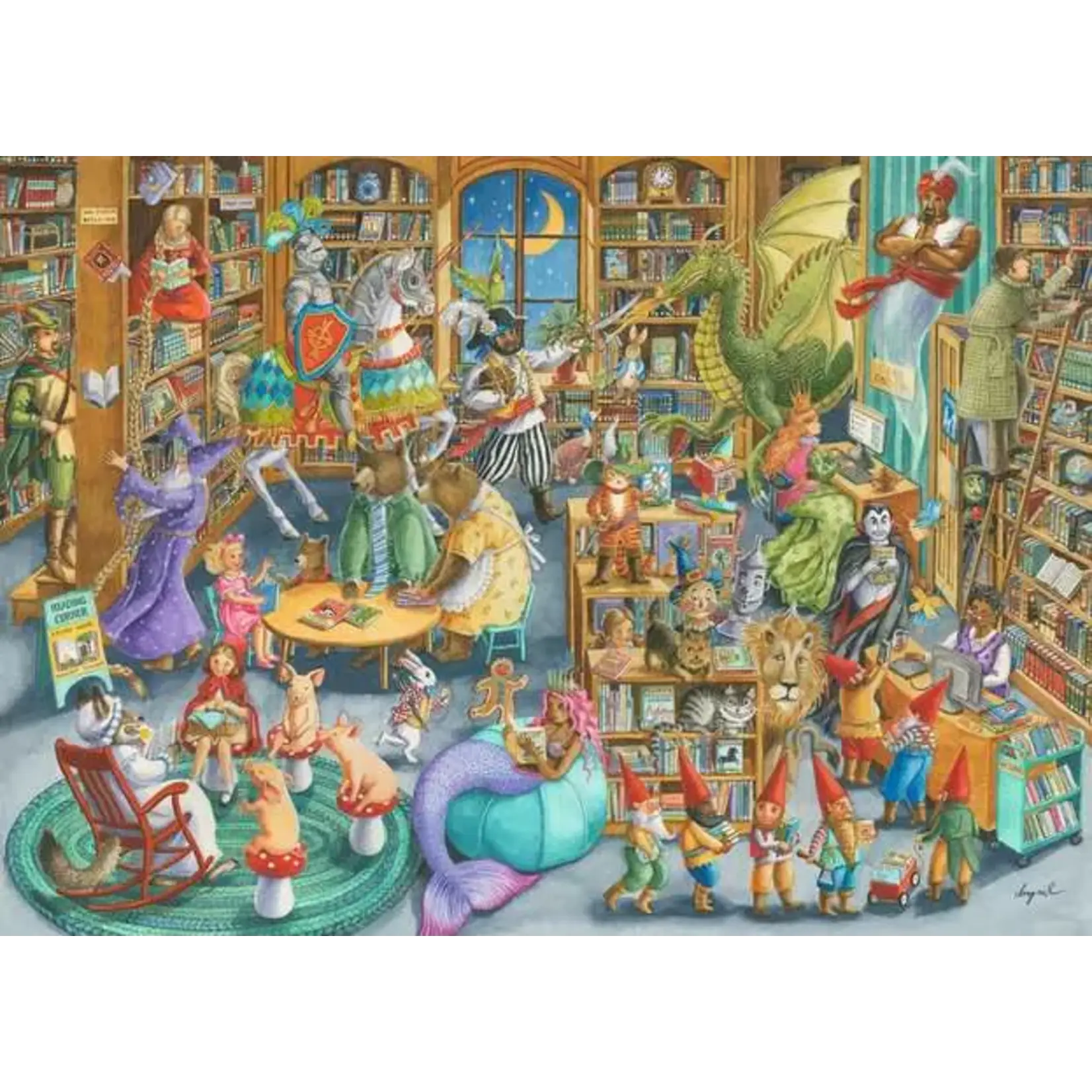 Ravensburger Midnight at the Library - 1000 Piece