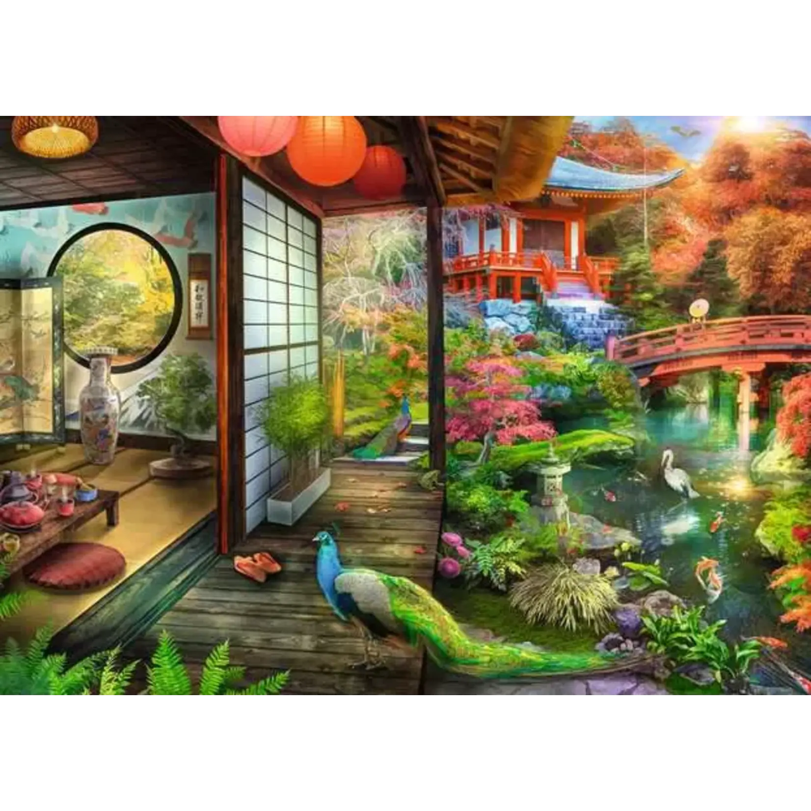 Ravensburger Japanese Garden Teahouse - 1000 Piece