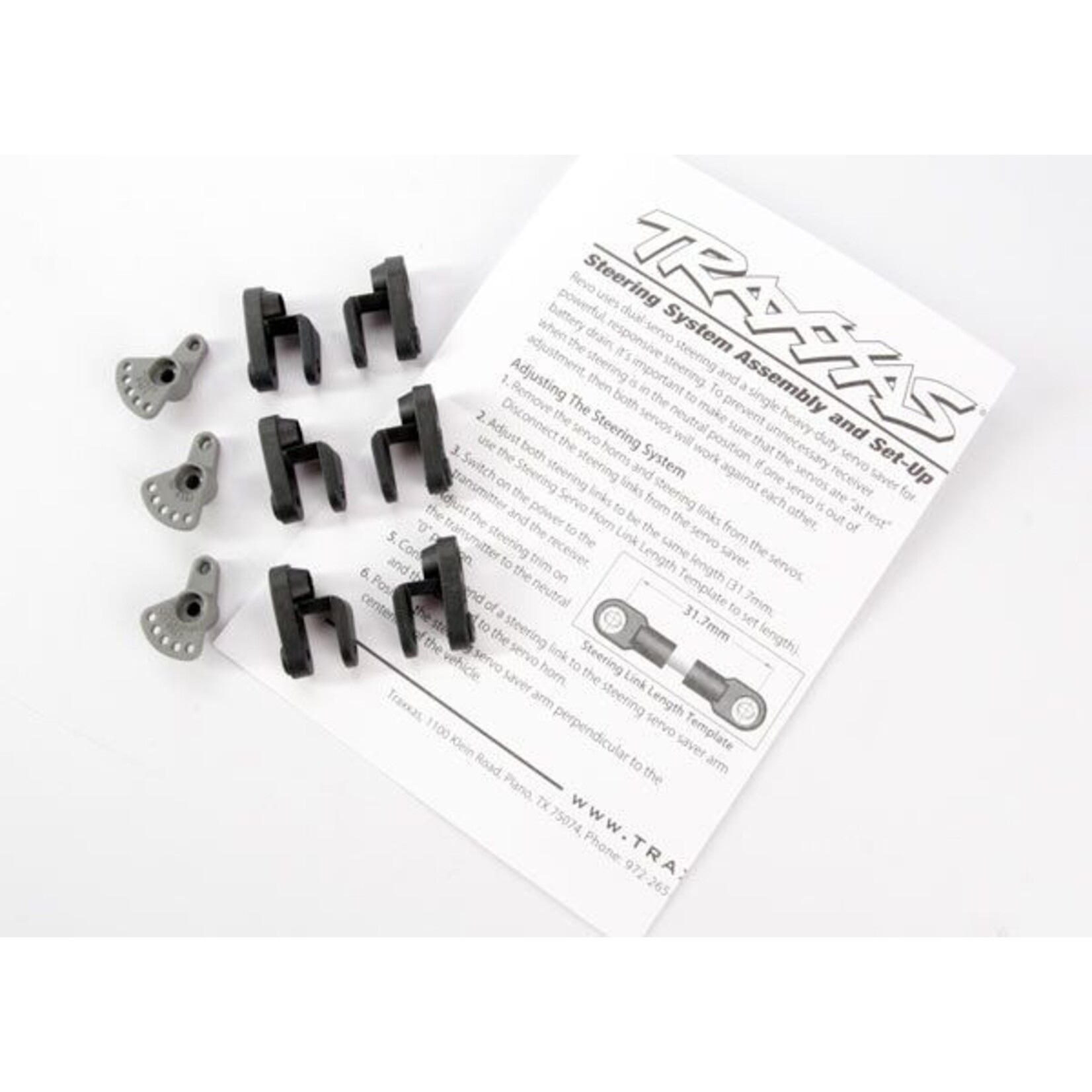 Traxxas 5345X - Steering/Throttle Servo Horns
