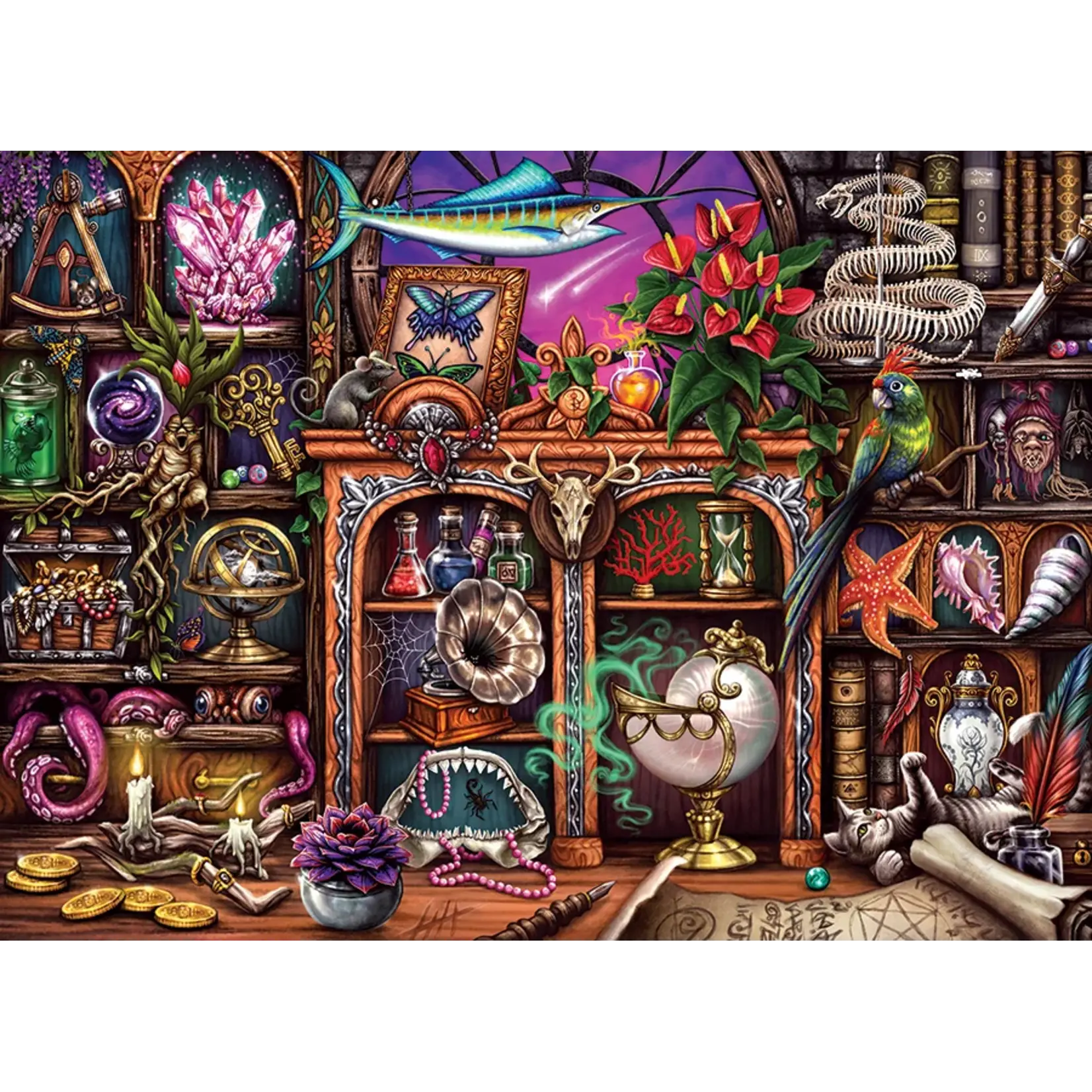Cobble Hill Cabinet of Curiosities - 500 Piece