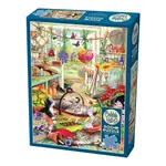 Cobble Hill Potting Shed Cats - 500 Piece