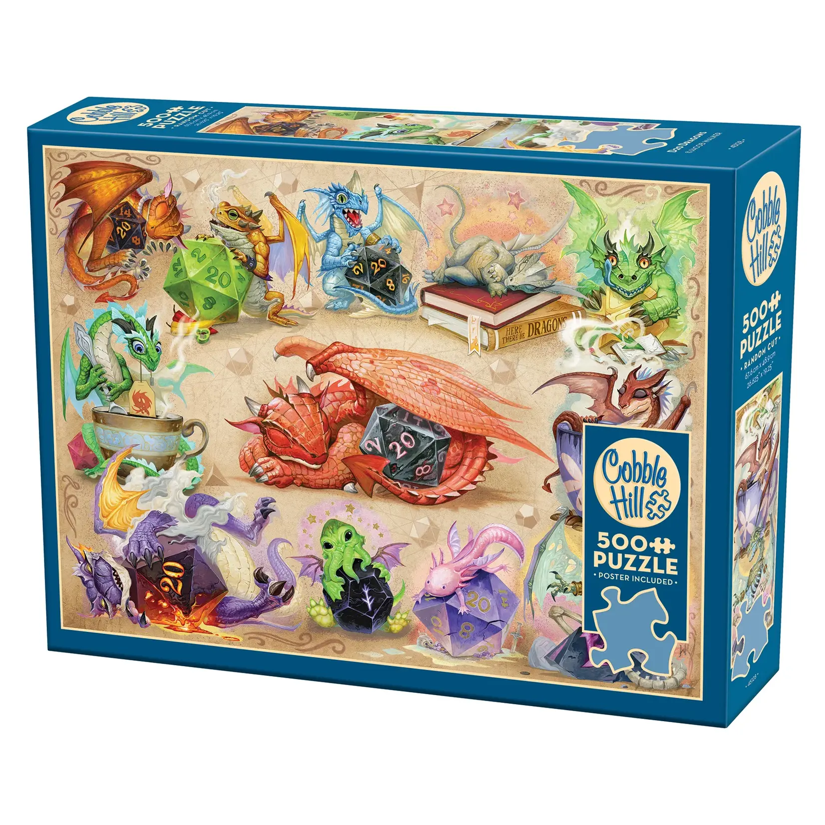 Cobble Hill D20 Dragons - 500 Piece