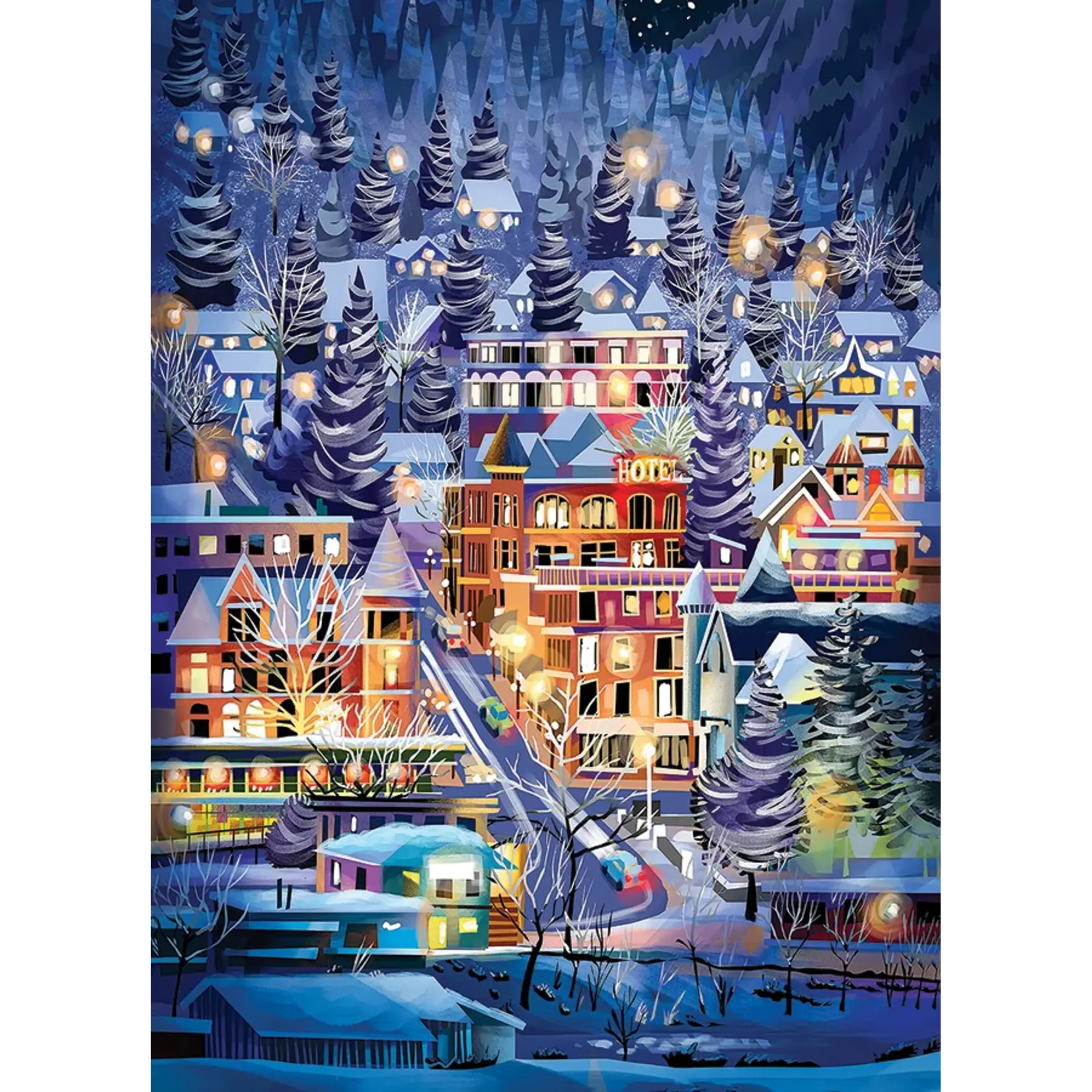 Cobble Hill Ski Town - 500 Piece