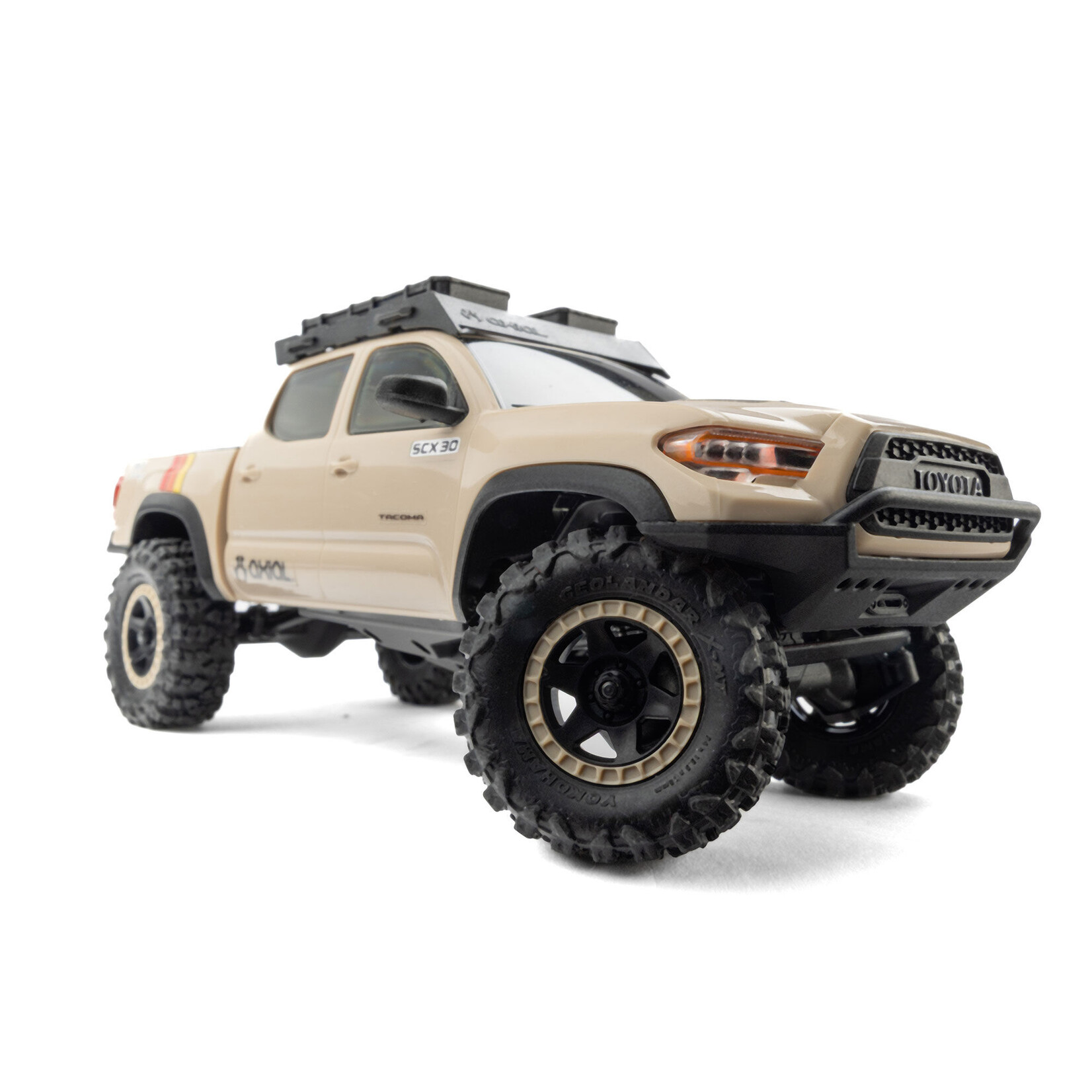 Axial AXI-3289T2 1:30 SCX30 Toyota Tacoma 4x4 RTR Brushed Rock Crawler Overland Edition