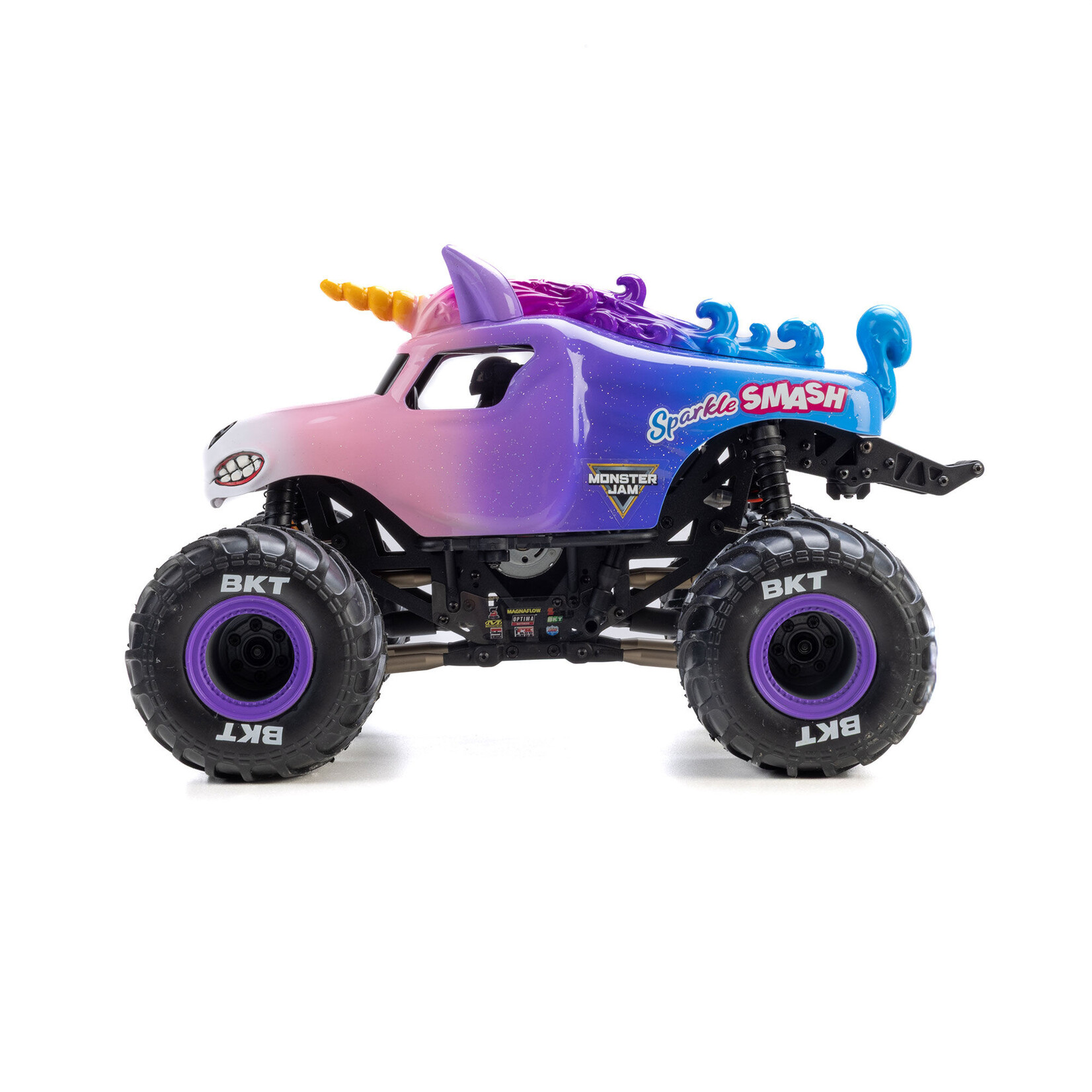 Losi LOS01026T5 Mini LMT: Sparkle Smash Brushed RTR 1:18 4x4 Solid Axle Monster Truck