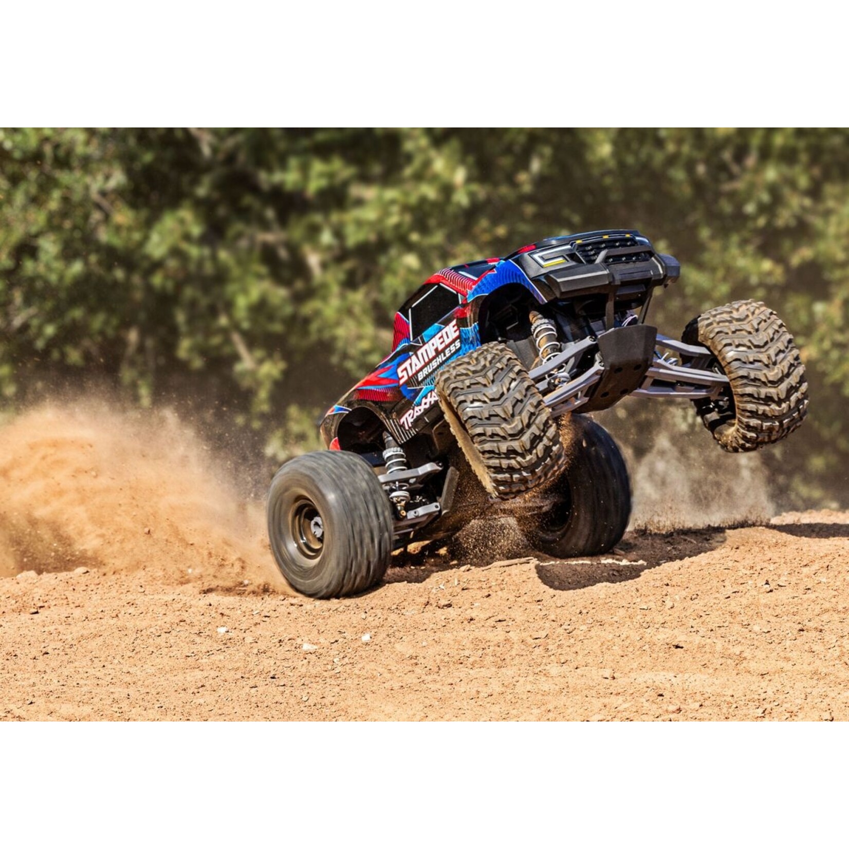 Traxxas 1364544RED - Stampede 2WD Brushless 1/10 Monster Truck - Red