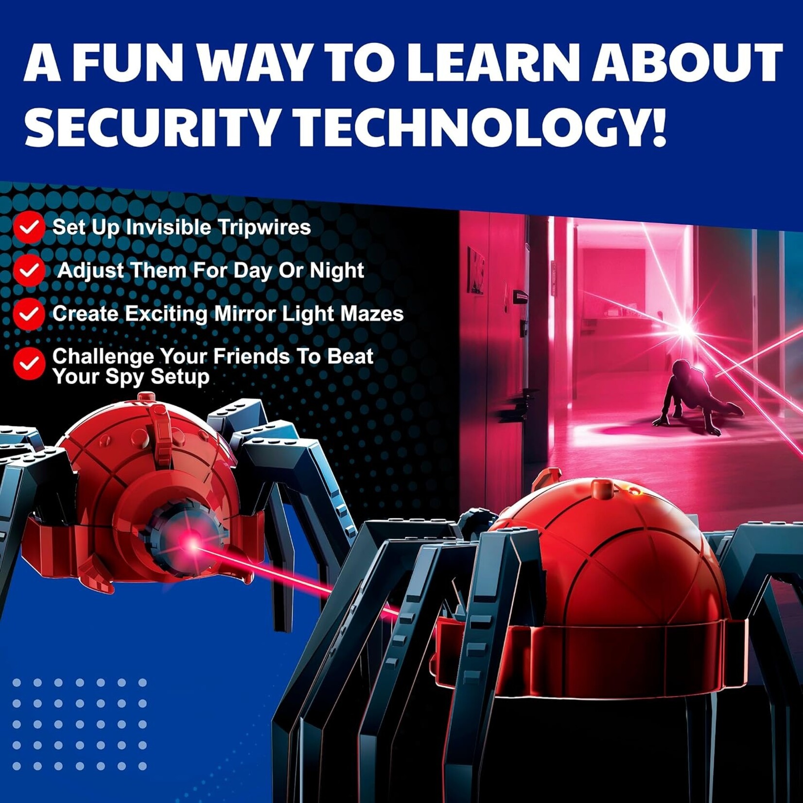 4M 4M Spider Spy Motion Detector