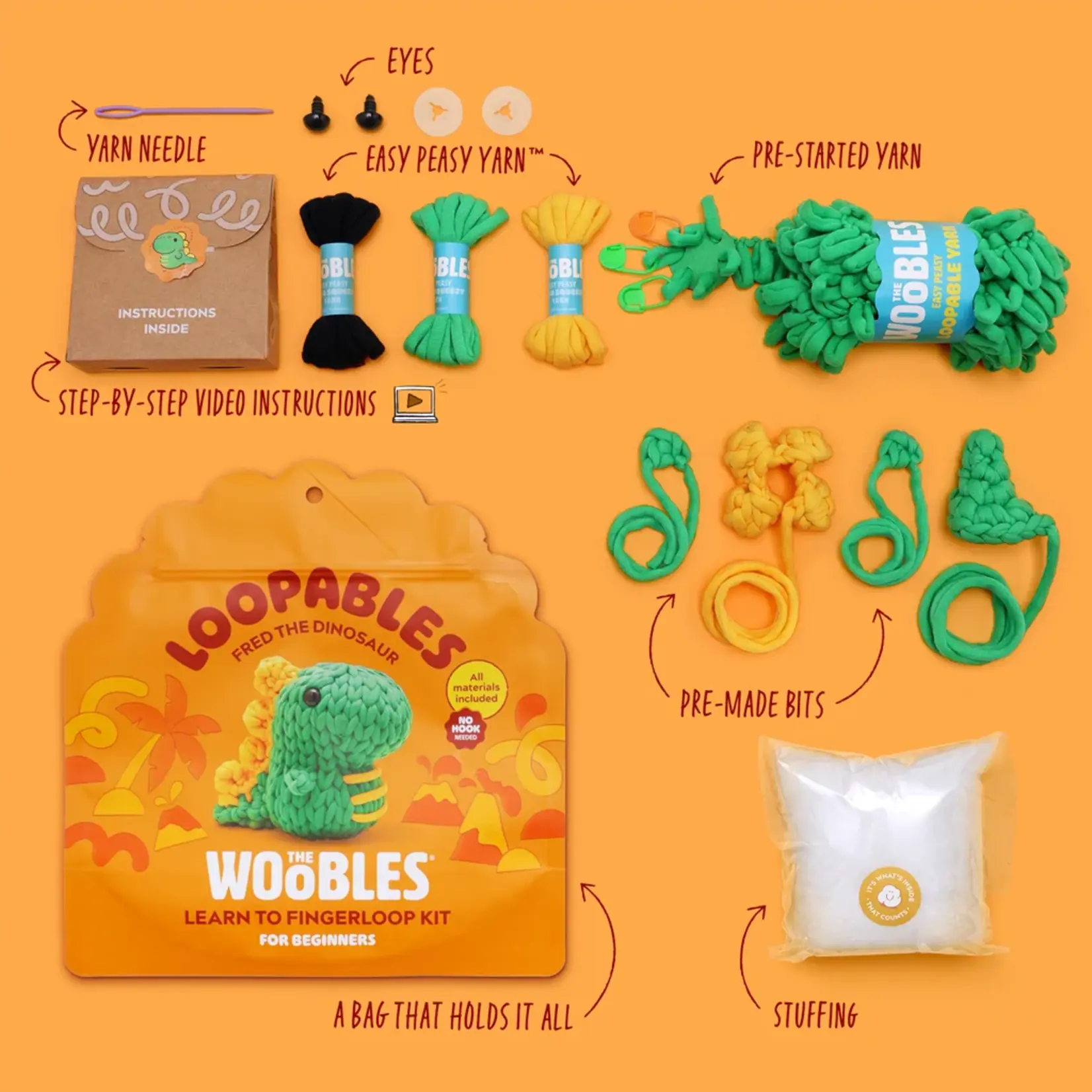 Fred the Dinosaur Loopables Kit