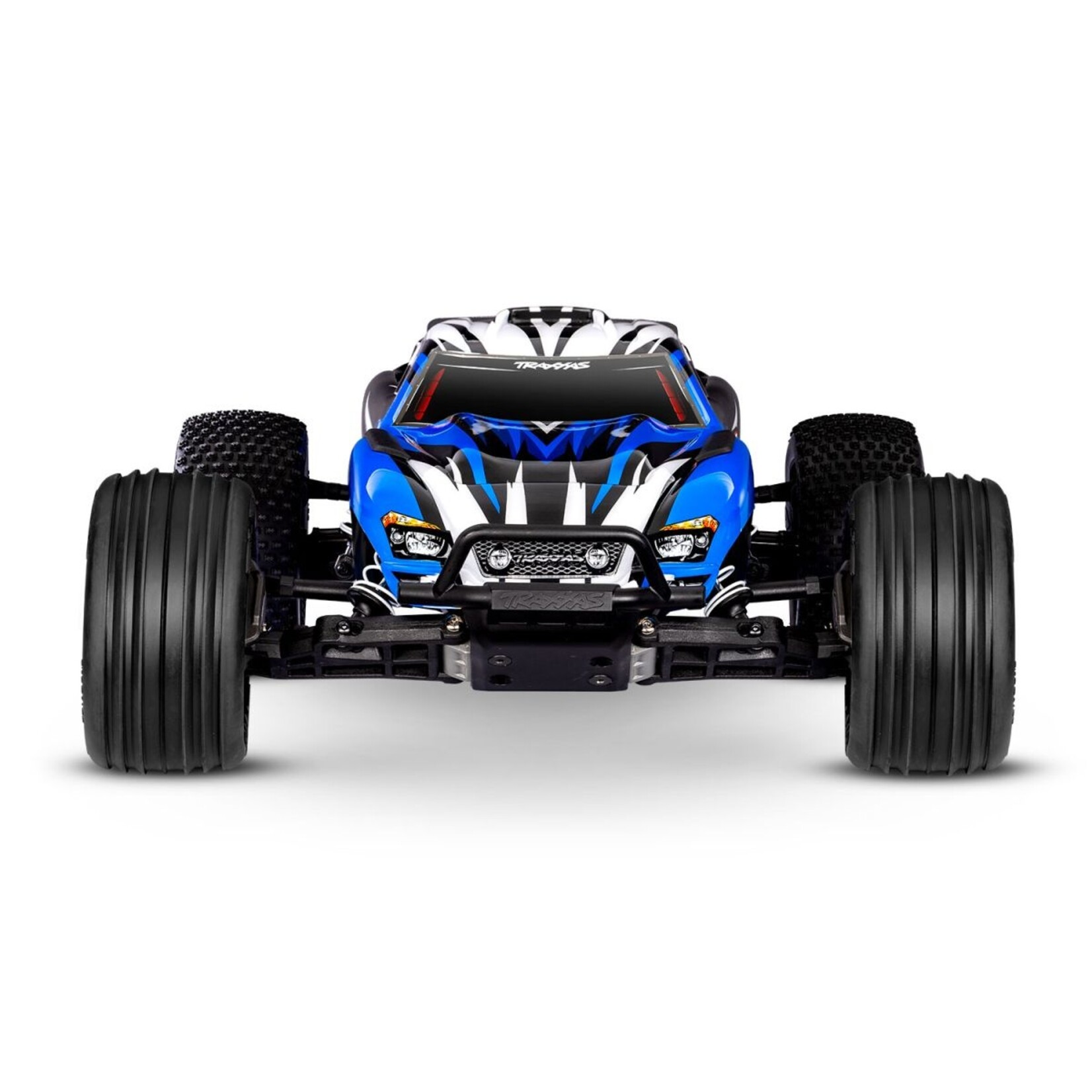 Traxxas 372548BLUEX Rustler 1/10 2WD XL-5 with USB-C HD