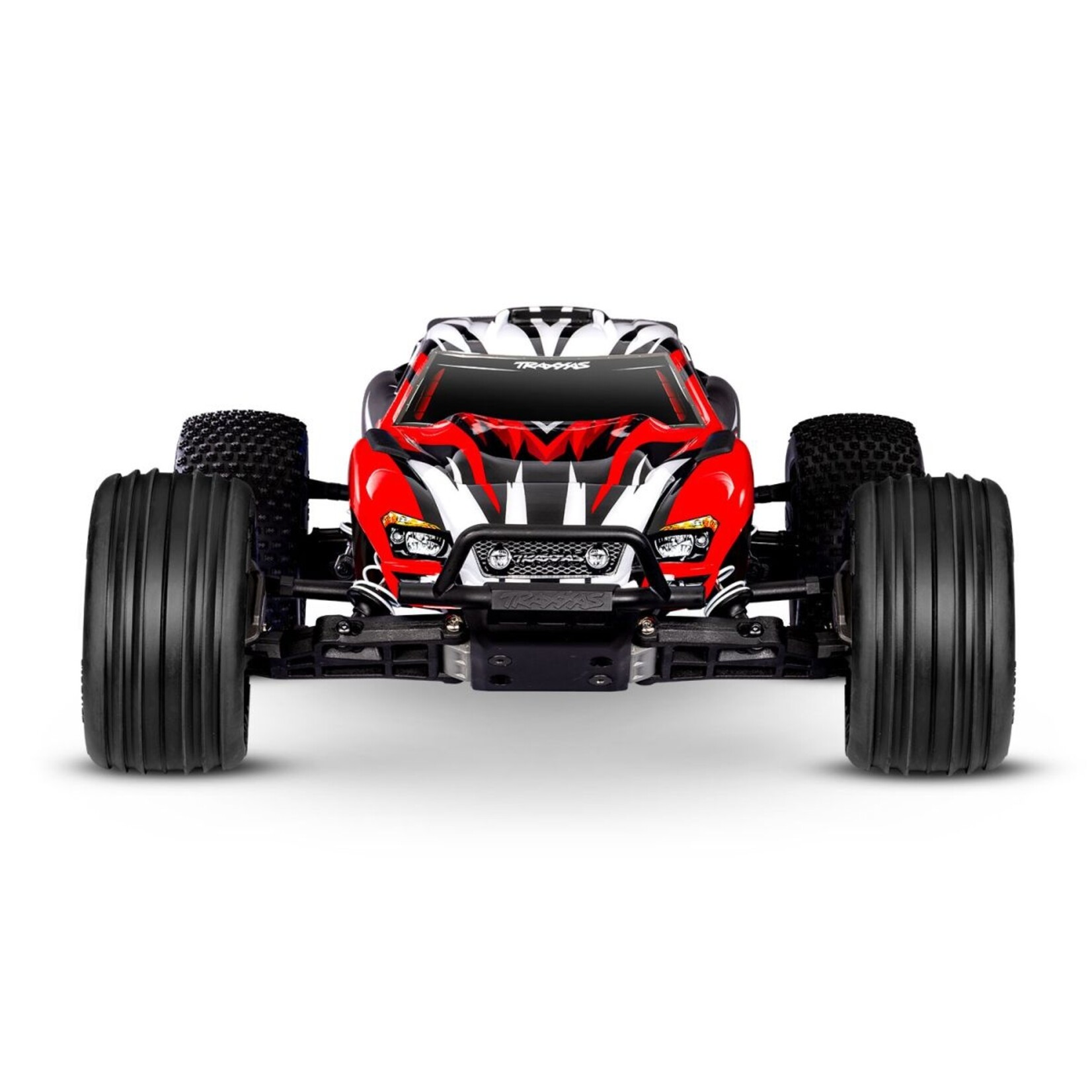 Traxxas 372548REDX Rustler 1/10 2WD XL-5 with USB-C HD