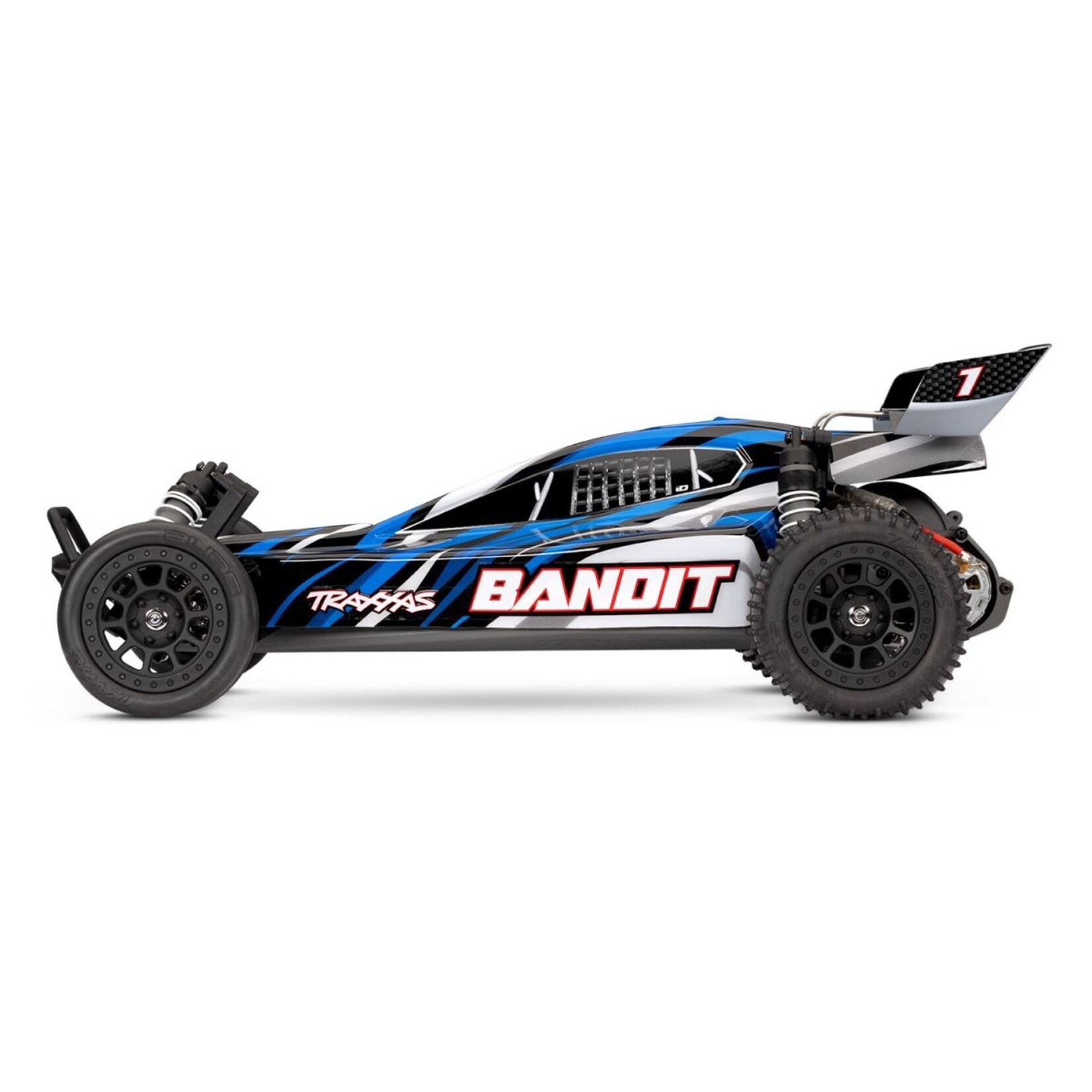 Traxxas 242548BLUEX Bandit 1/10 2WD XL-5 with USB-C HD - BlueX