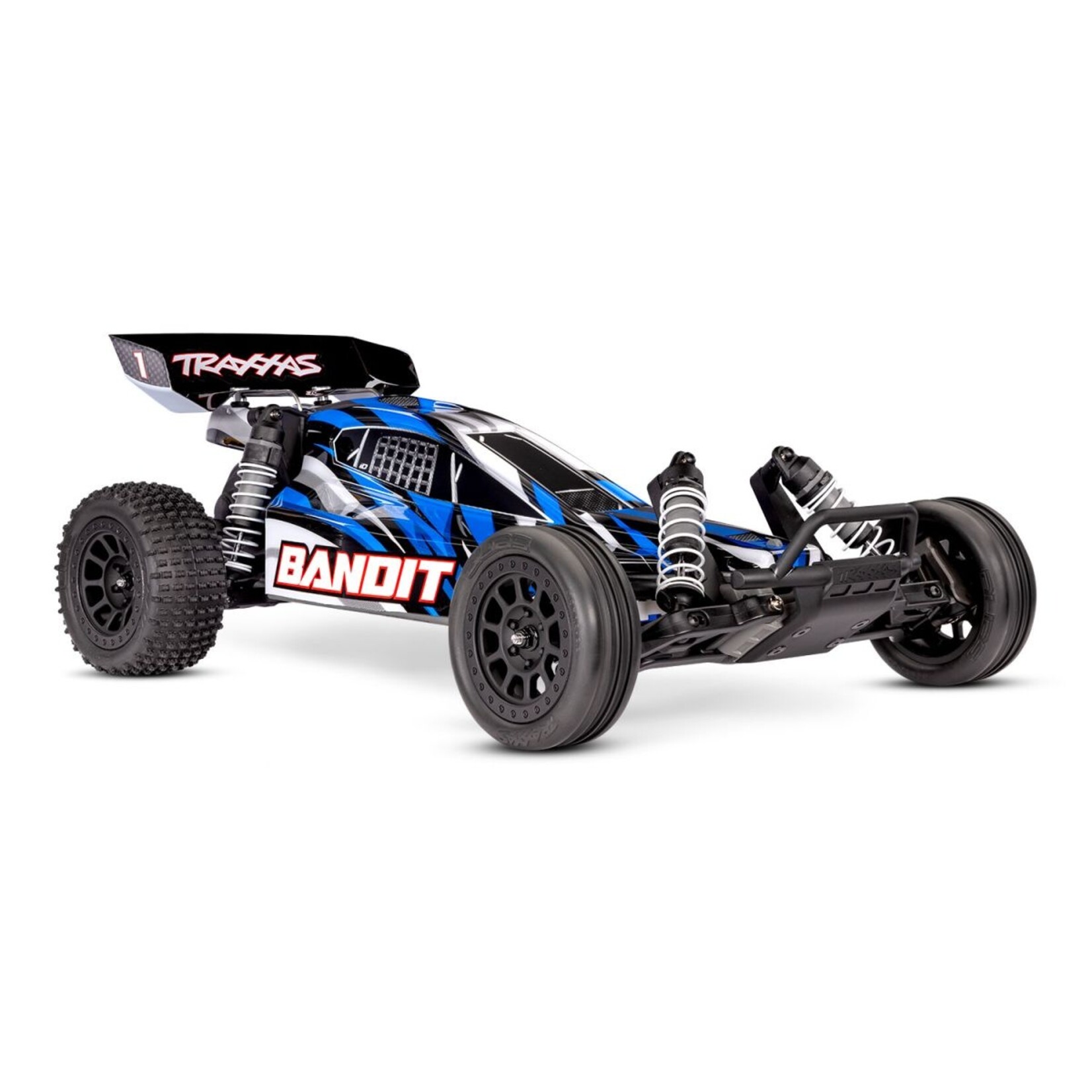 Traxxas 242548BLUEX Bandit 1/10 2WD XL-5 with USB-C HD - BlueX