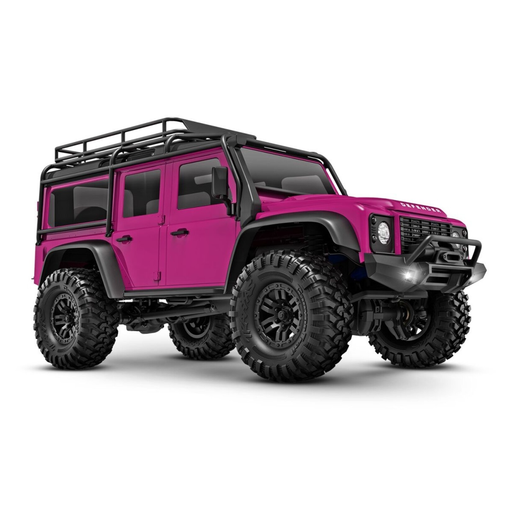 Traxxas 970541PINK TRX-4M Land Rover Defender 1/18 4X4 Crawler - Pink