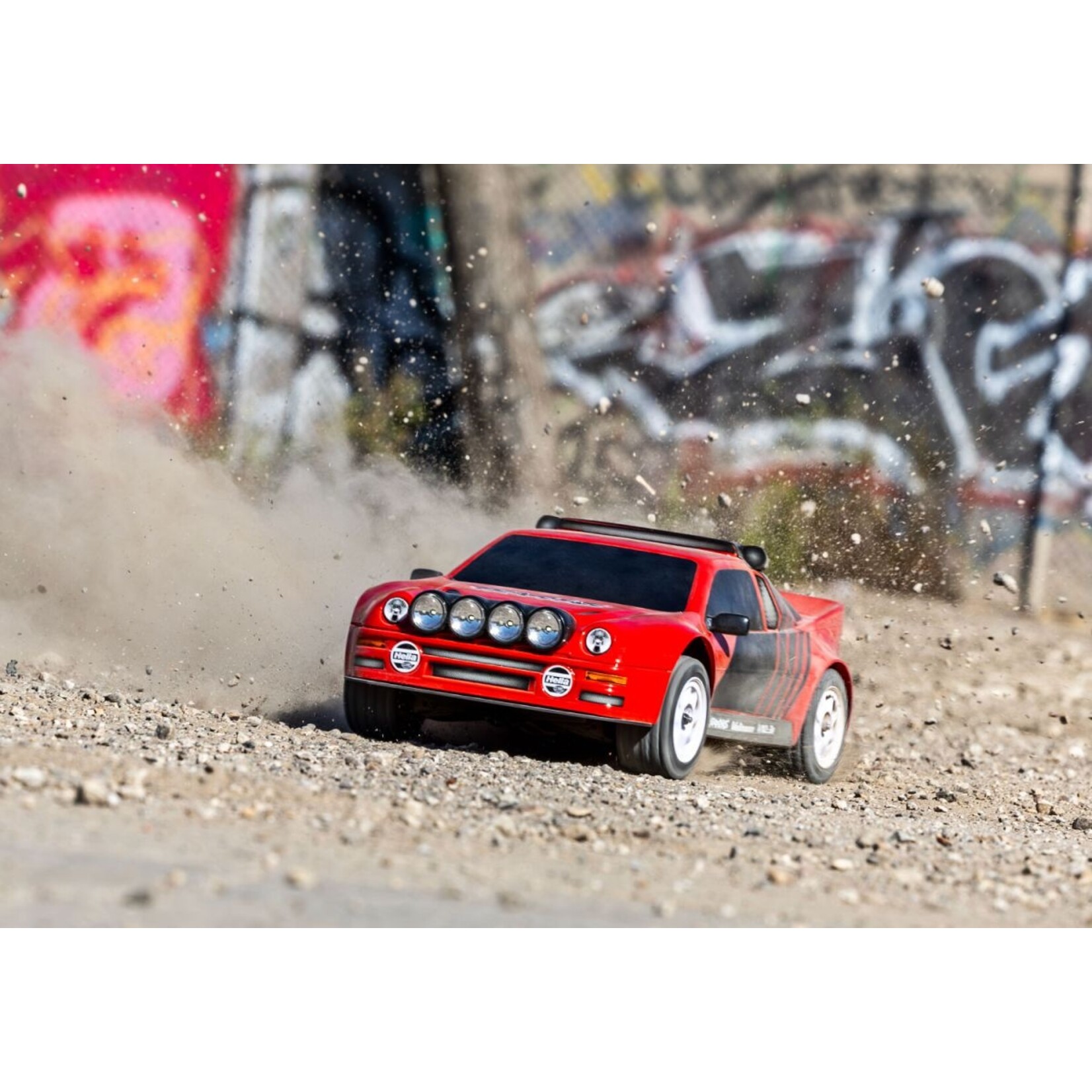 Traxxas 1080461RED Mini Rally Ford RS200 VXL - Red