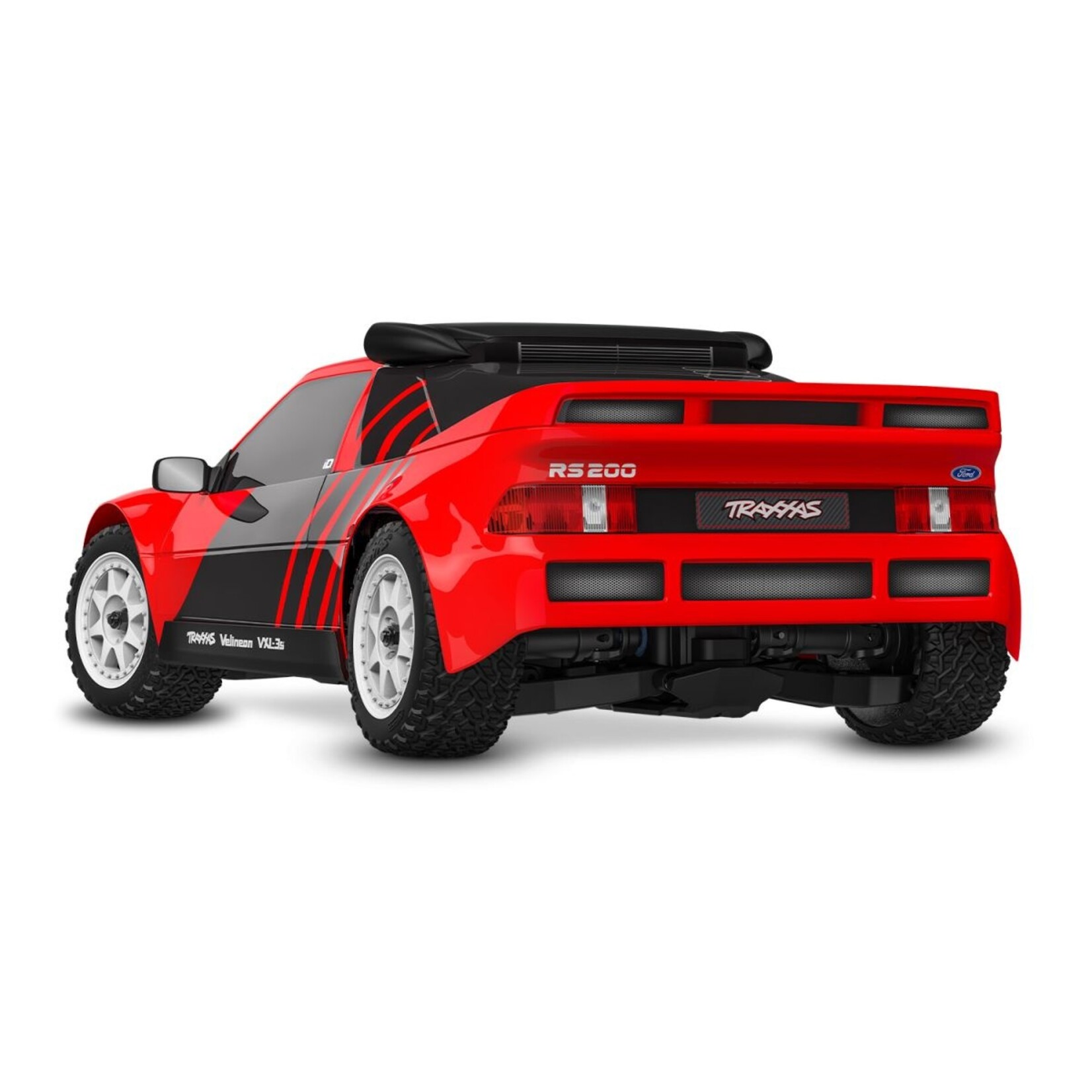 Traxxas 1080461RED Mini Rally Ford RS200 VXL - Red