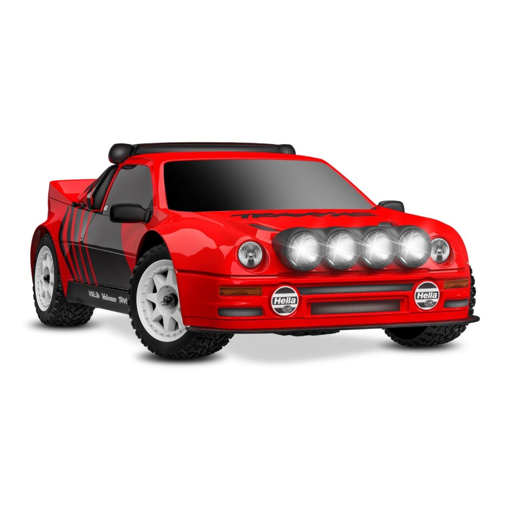 Traxxas 1080461RED Mini Rally Ford RS200 VXL - Red