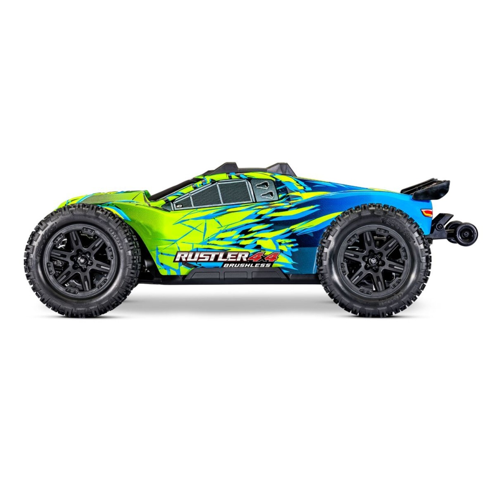 Traxxas 674644GRN - Rustler 4X4 Brushless 1/10 Stadium Truck - Green