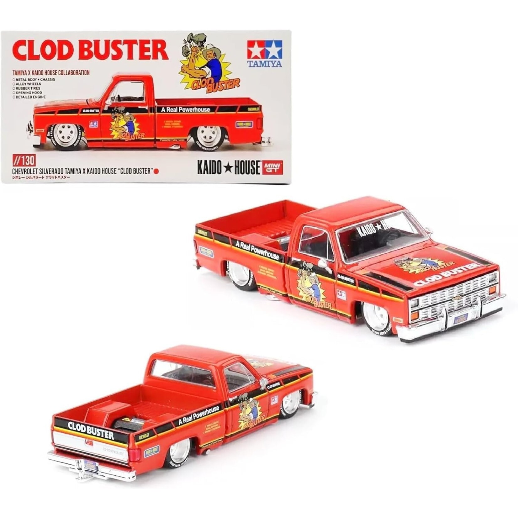 Tamiya KHMG130 - Kaido GT Chevrolet Silverado "Clod Buster"  1:64