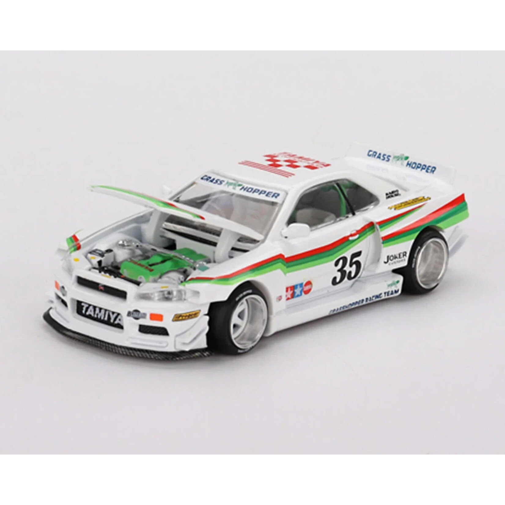 Tamiya KHMG167 - Kaido House Nissan Skyline GT-R (R34)  "The Grasshopper" 1:64