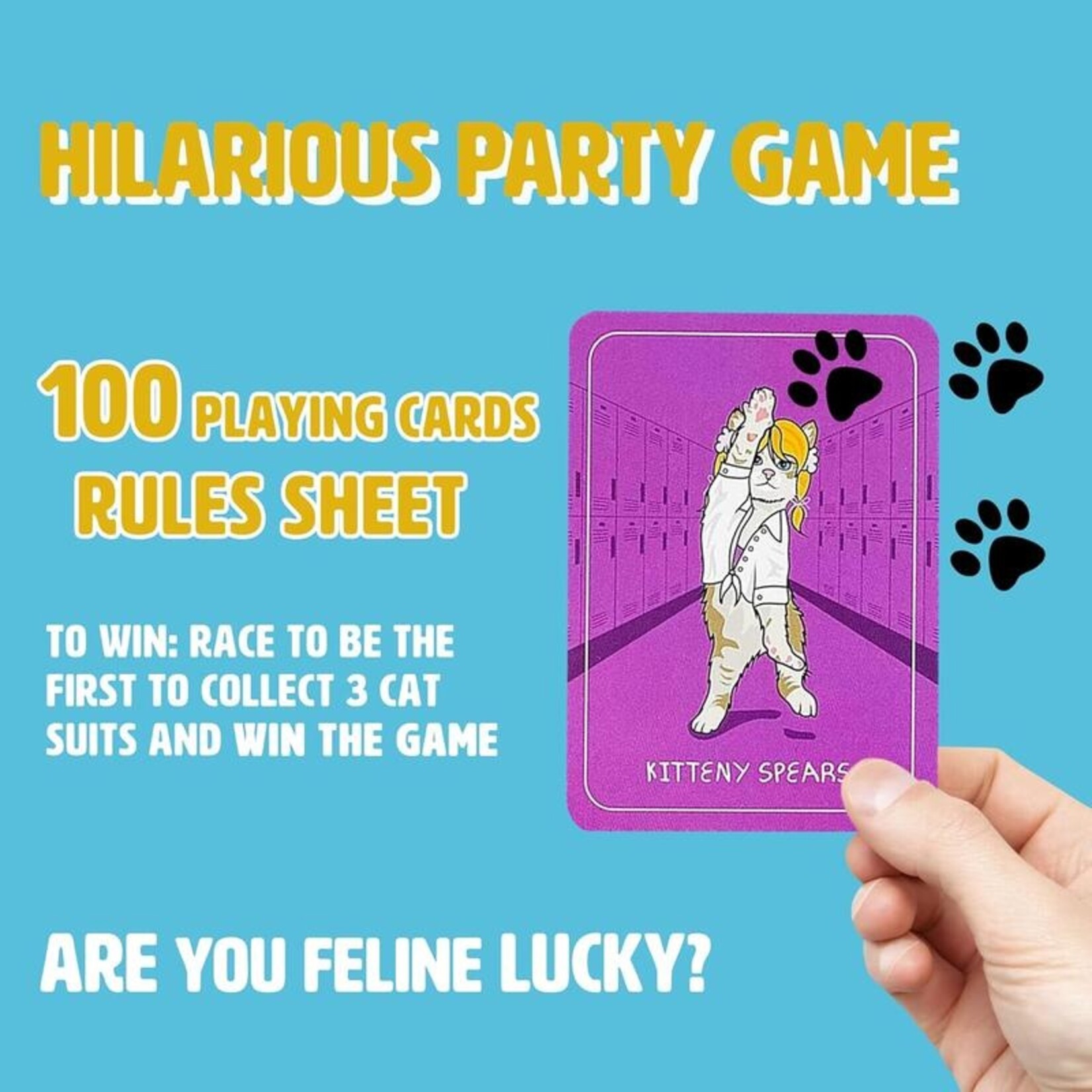 Professor Puzzle Cat Chaos Card Game
