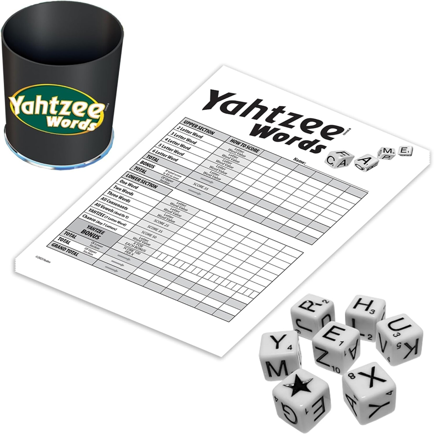 Winning Moves Yahtzee Words
