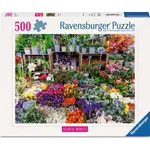 Ravensburger Flower Market, France - 500 Piece